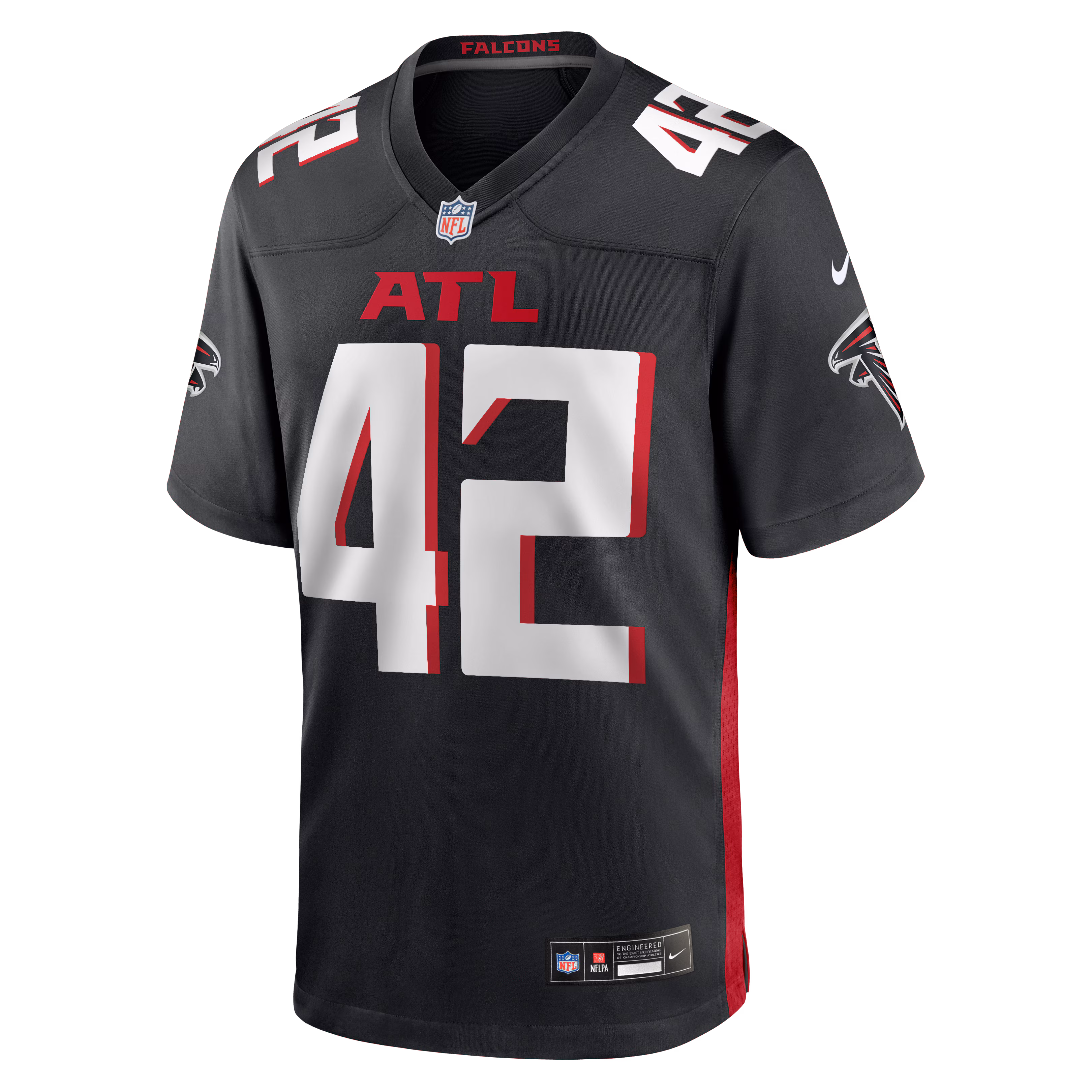 Josh Woods Atlanta Falcons Nike Team Game Jersey -  Black