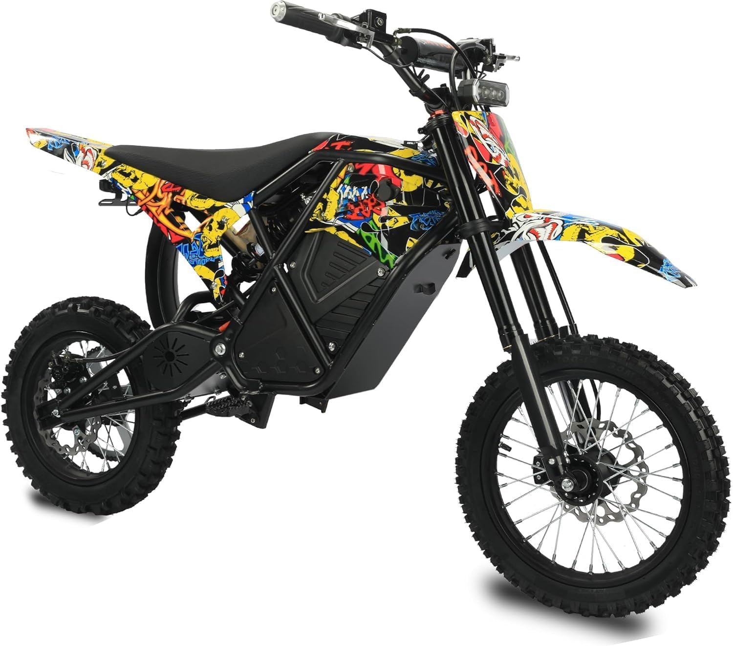 RM7 Electric Dirt Bike for Adults & Teens, 2200W Peak Ebike, 48V 22.5Ah, 37 MPH, 45 Miles, 14