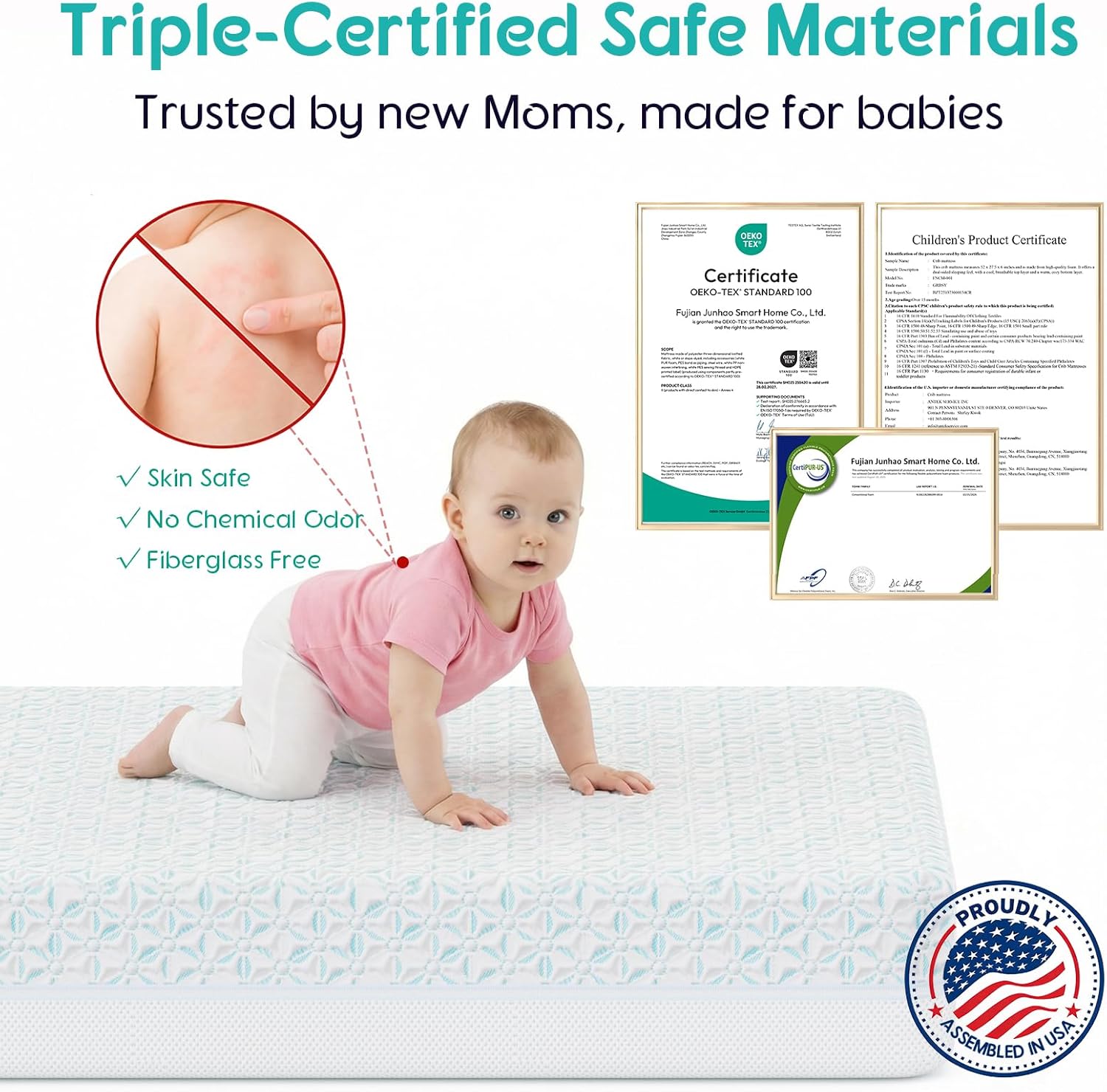 4 in 1 Crib Mattress, 6