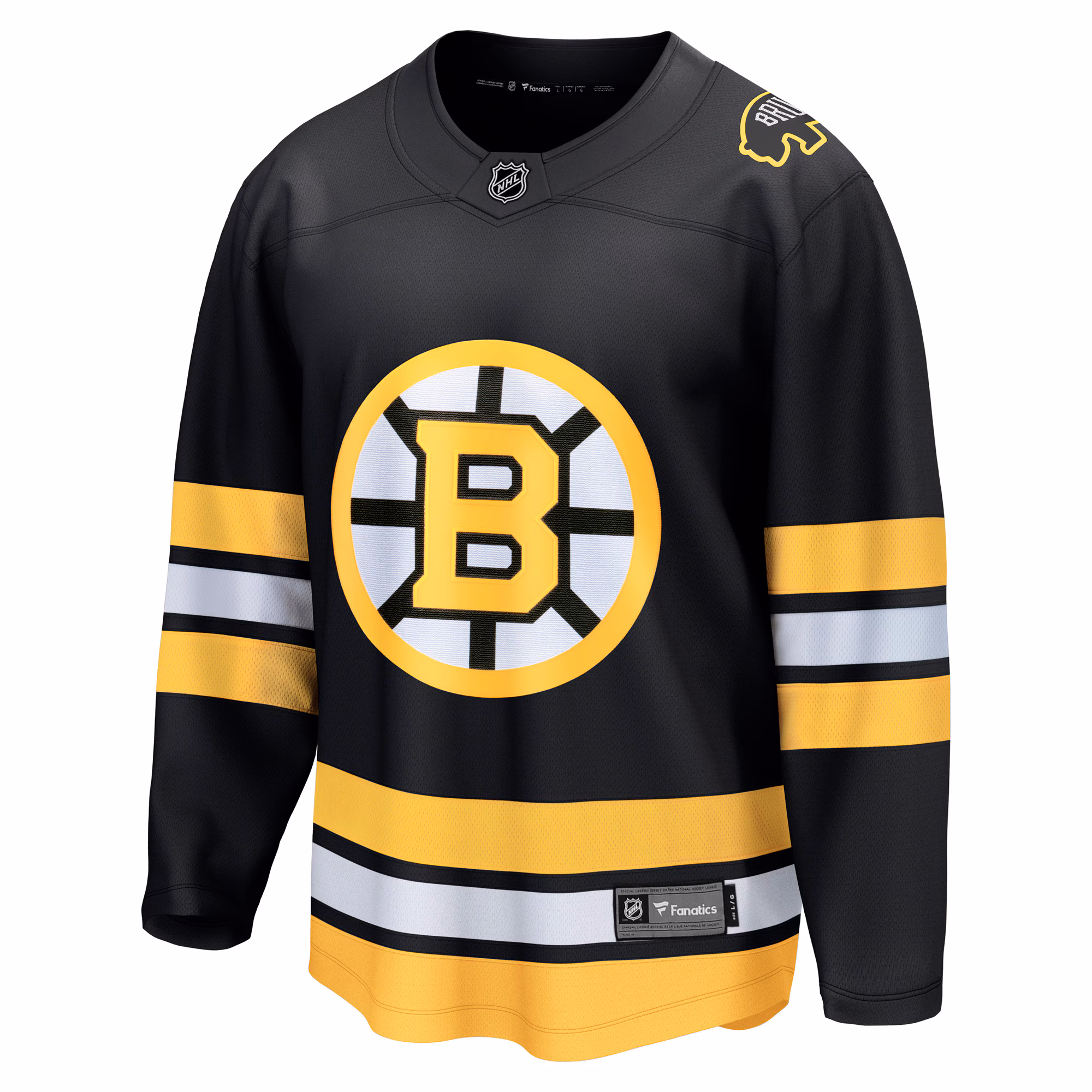 Boston Bruins Fanatics Anniversary Home Breakaway Jersey - Black