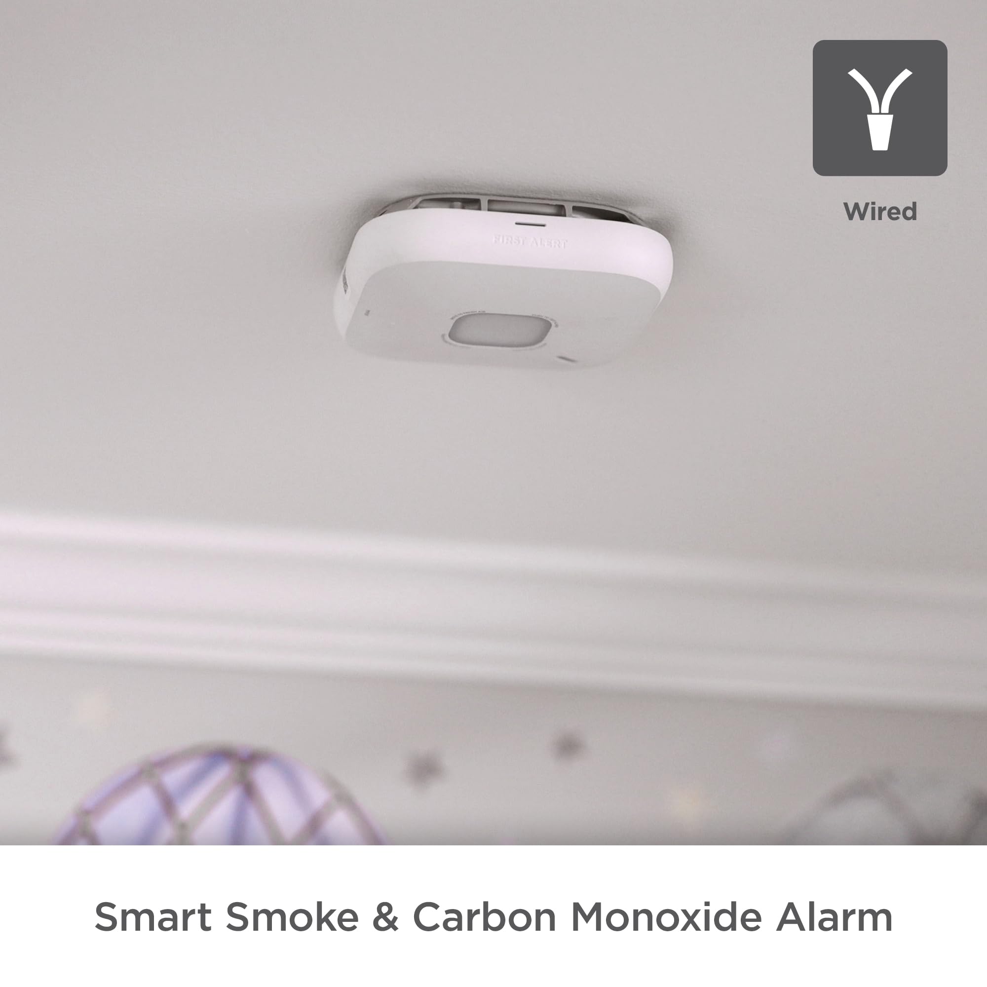 FIRST ALERT SC5 Hardwire Smart Smoke & CO Alarm, 1-Pack