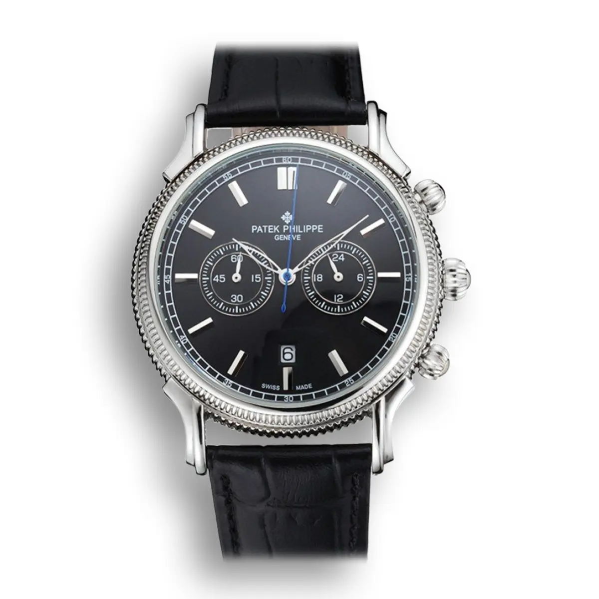 Chronograph Dial Black 40 mm, Stainless Steel