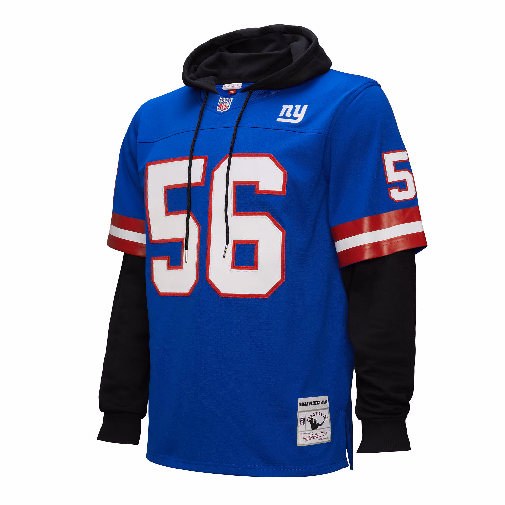 Lawrence Taylor New York Giants Mitchell & Ness Player Name & Number Hoodie Legacy Jersey - Royal