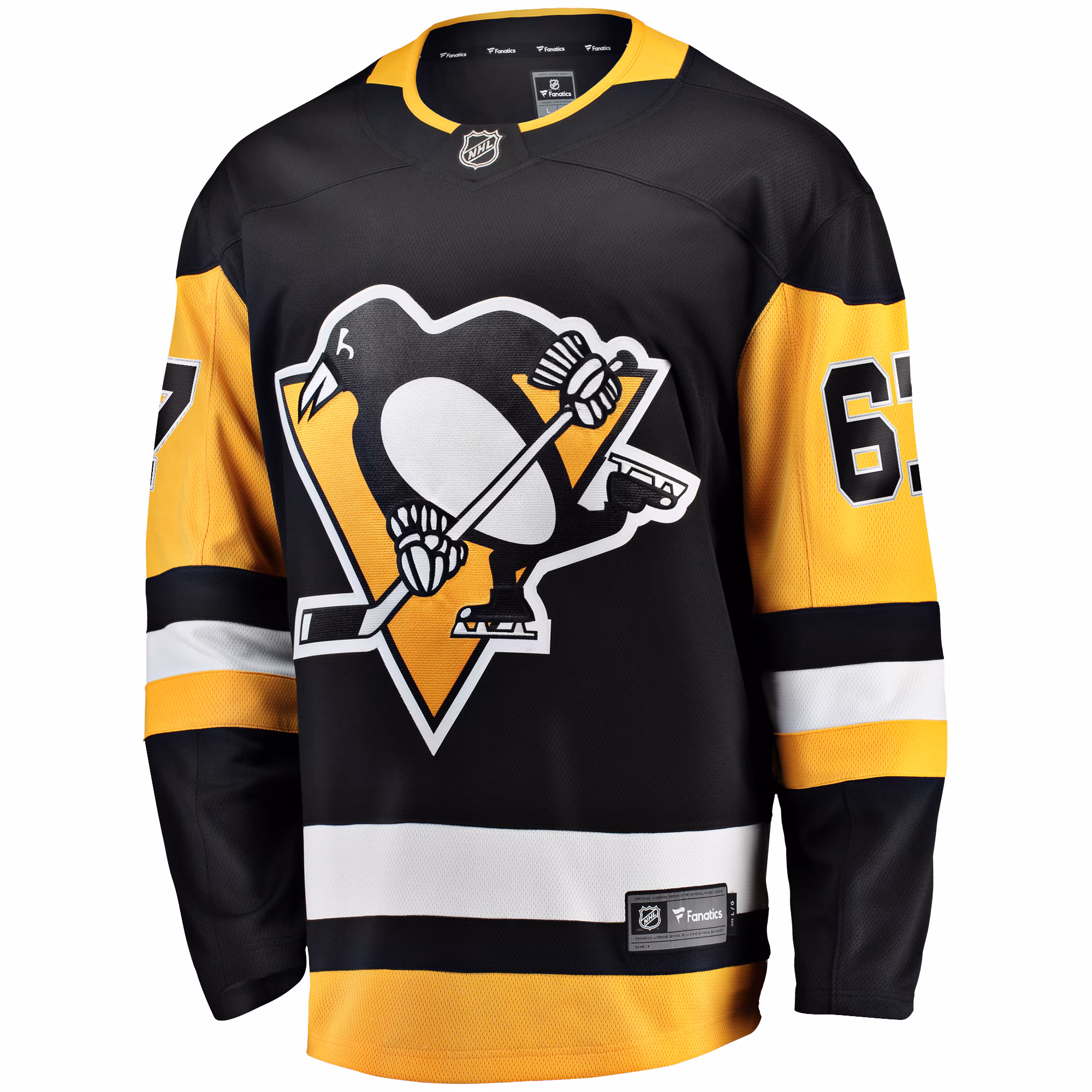 Rickard Rakell Pittsburgh Penguins Fanatics Home Breakaway Player Jersey - Black