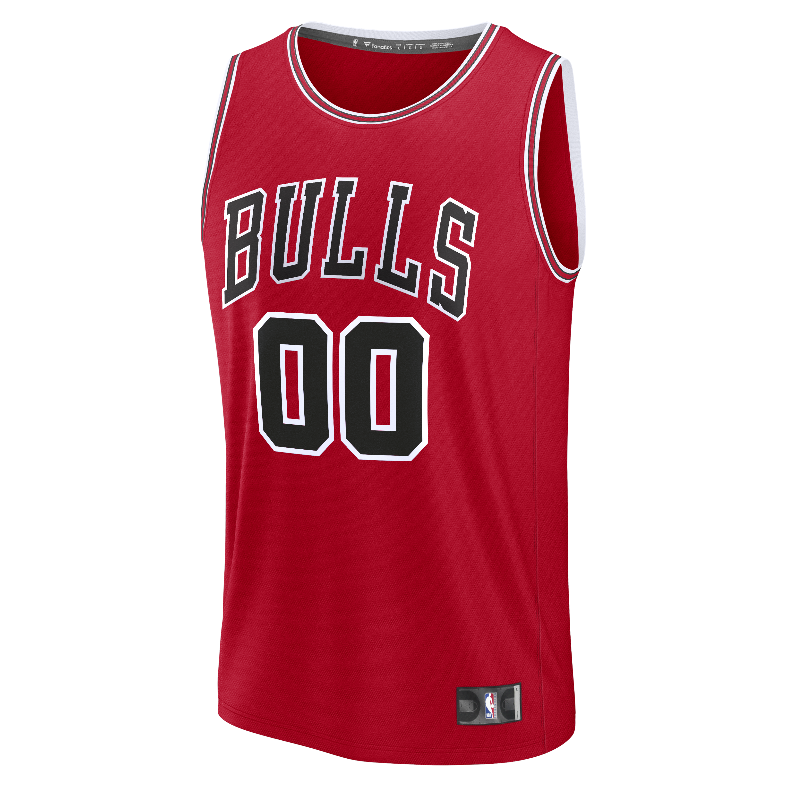 Chicago Bulls Fanatics Fast Break Custom Jersey - Icon Edition - Red