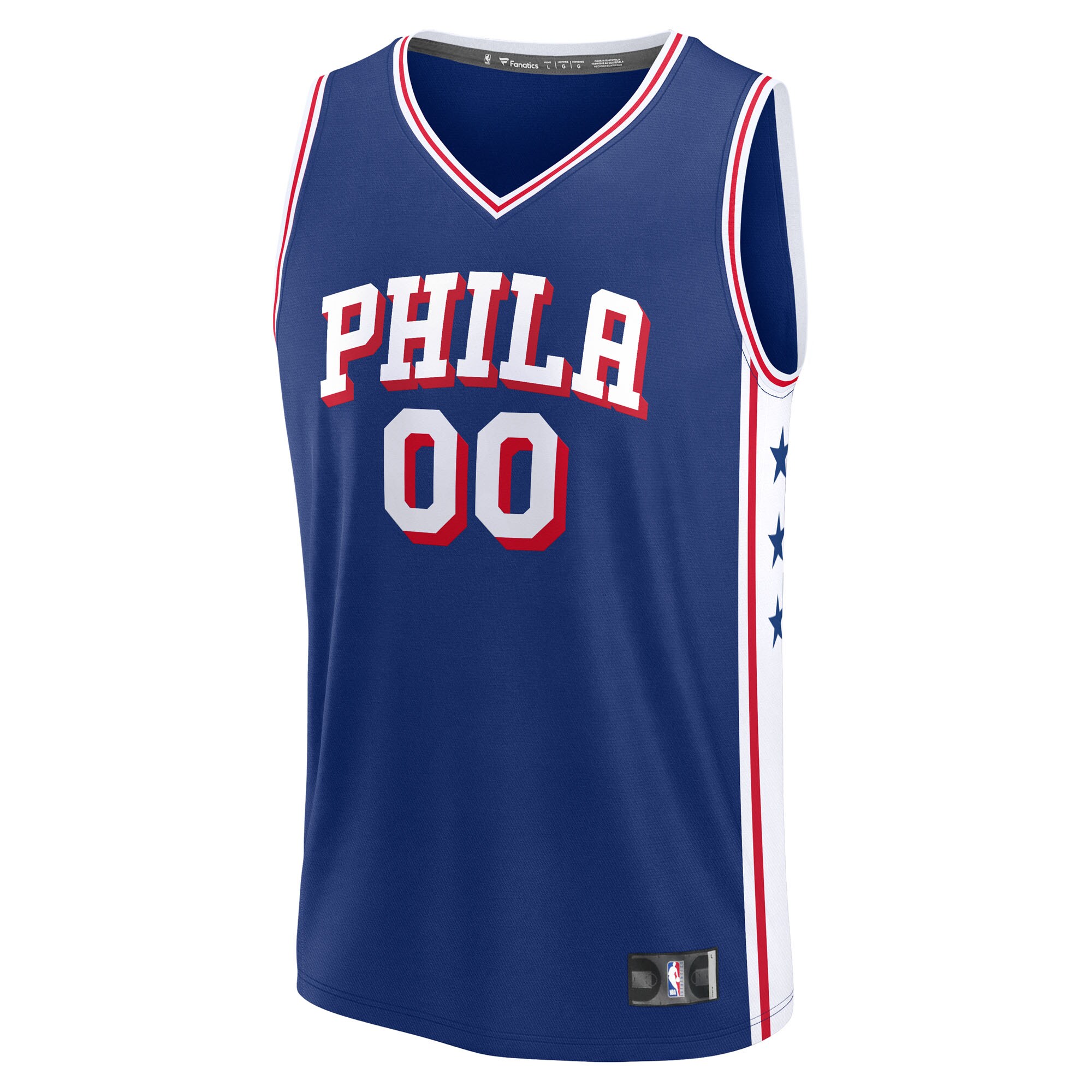 Labaron Philon Jr Philadelphia 76ers Fanatics 2026 NBA Draft First Round Pick Fast Break Jersey - Icon Edition - Royal