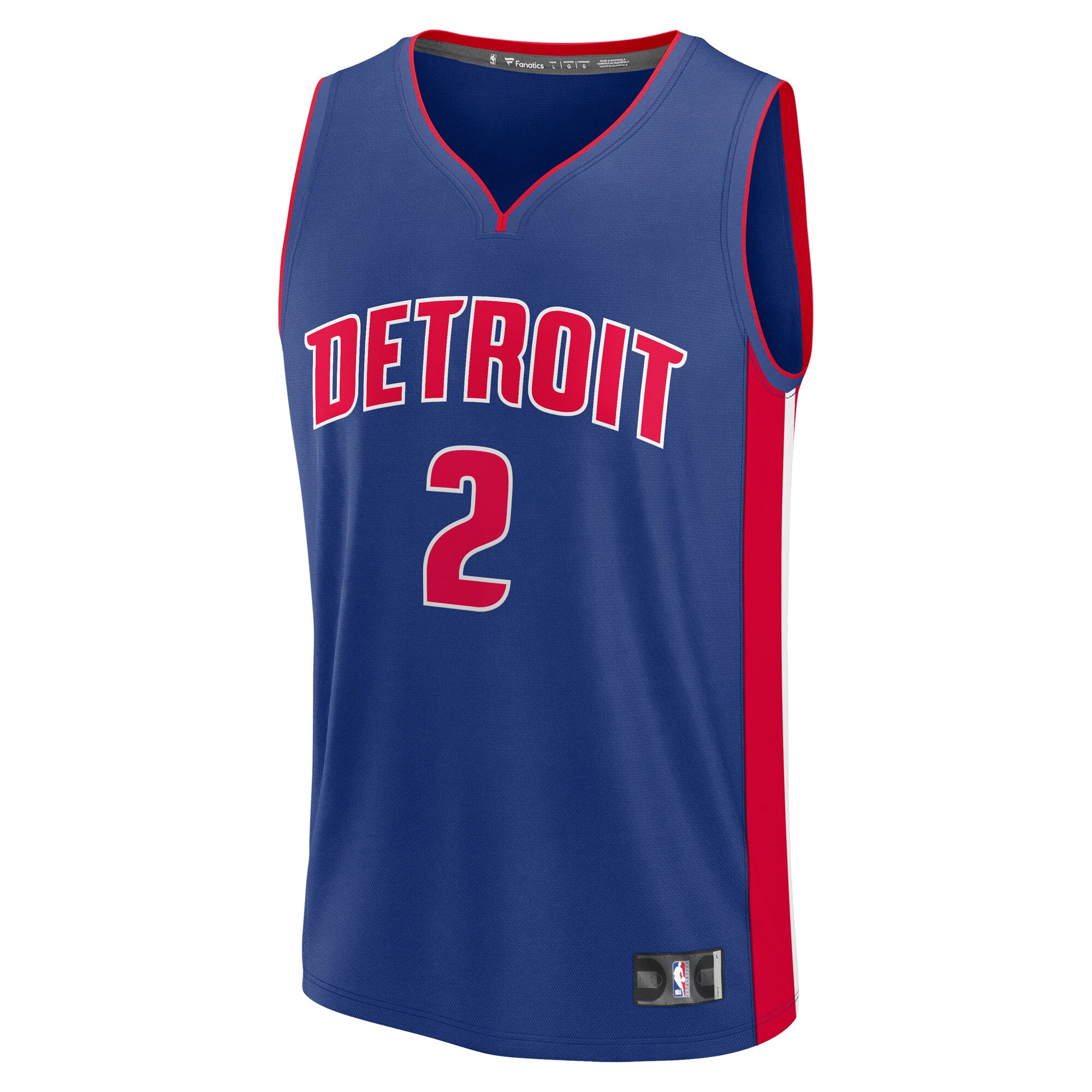 Cade Cunningham Detroit Pistons Fanatics Fast Break Replica Player Jersey - Icon Edition - Blue