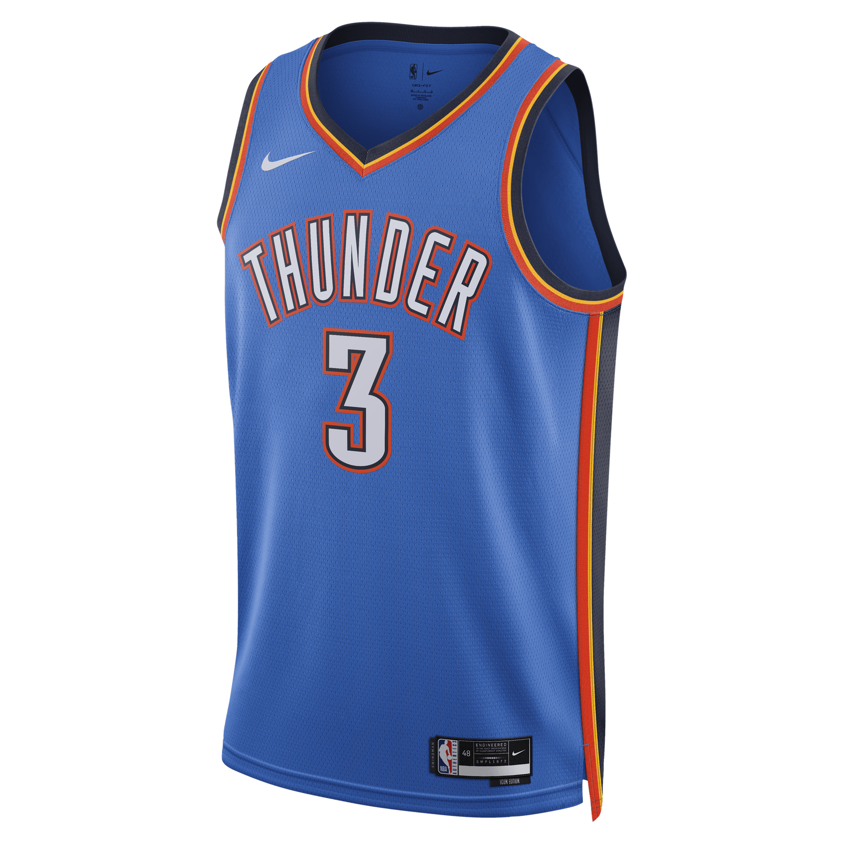 Jared McCain Oklahoma City Thunder Nike Unisex Swingman Jersey - Icon Edition - Blue
