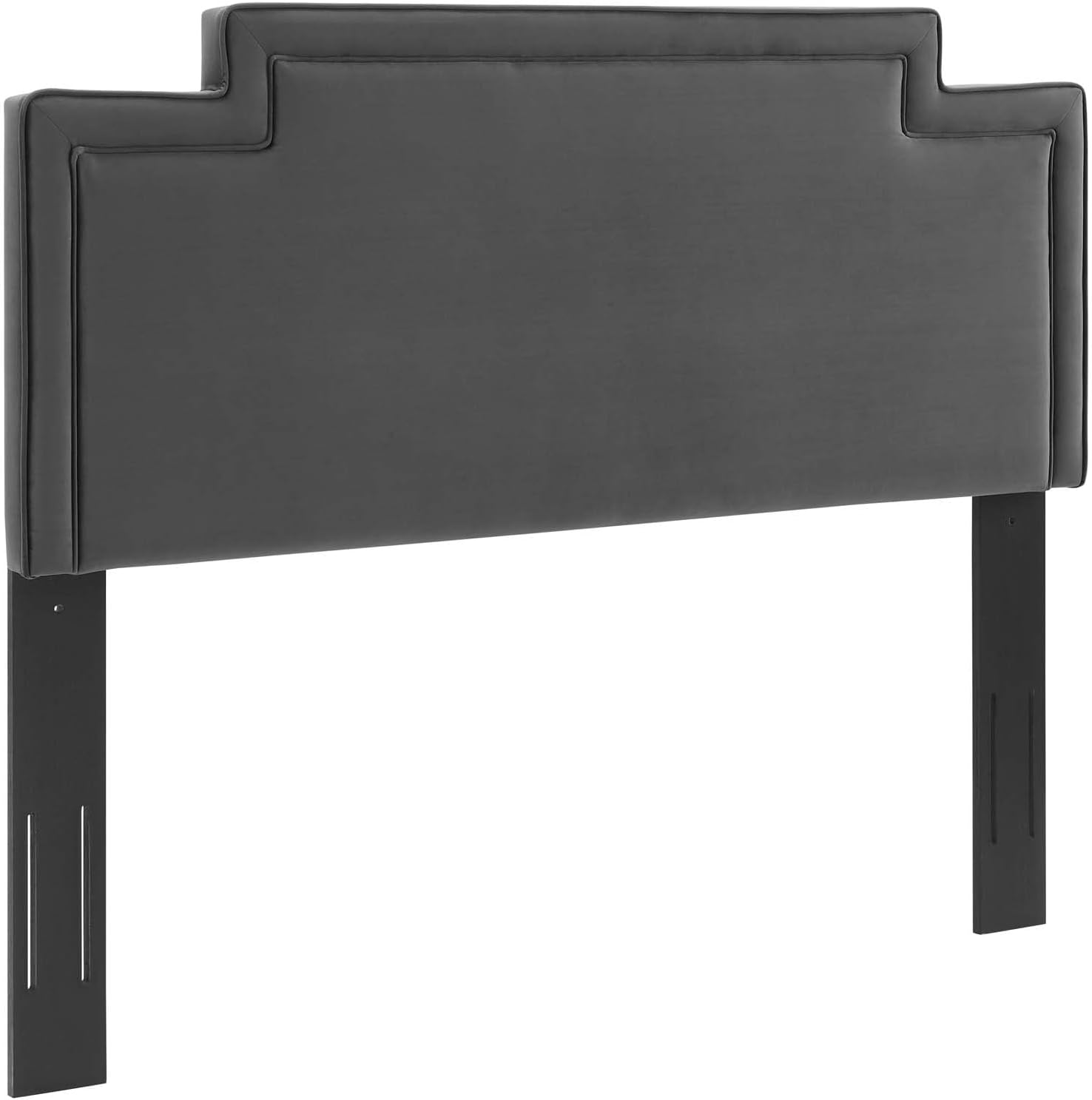 Modway MOD-6575-CHA Transfix Performance Velvet Full/Queen Headboard, Charcoal