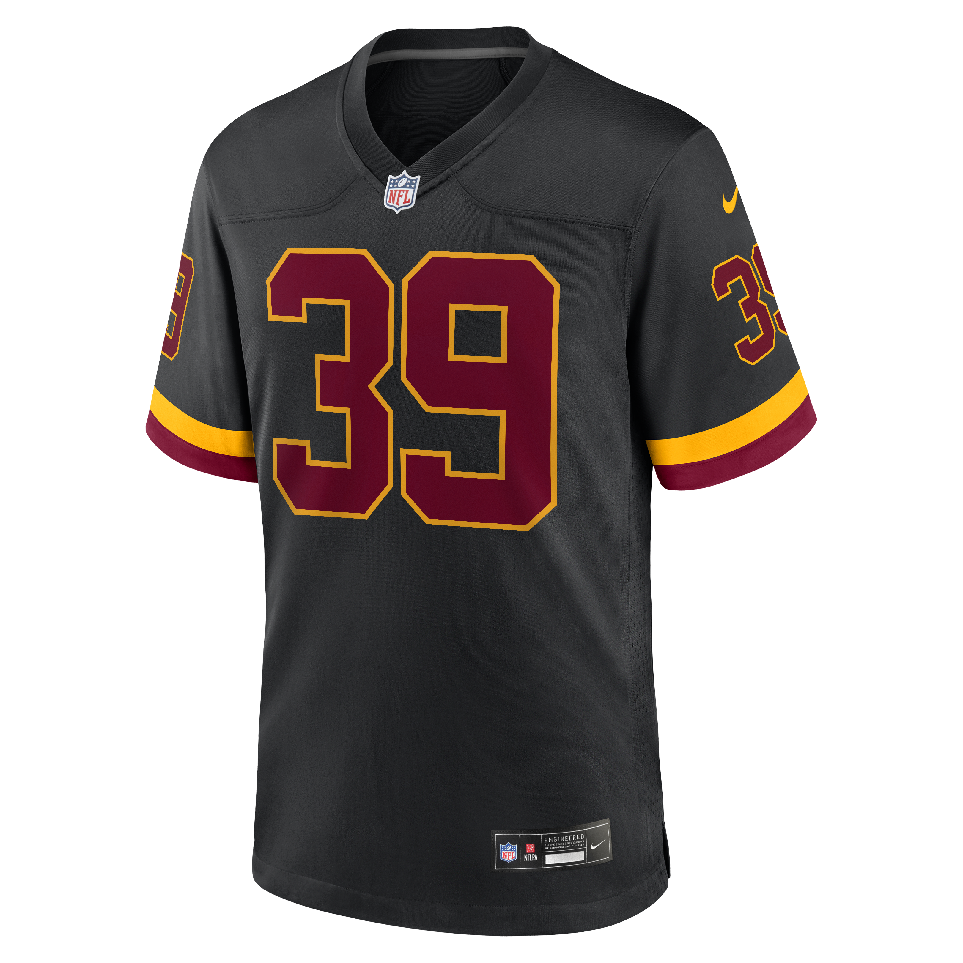 Jeremy Reaves Washington Commanders Nike Hail Raiser Alternate Game Jersey - Black