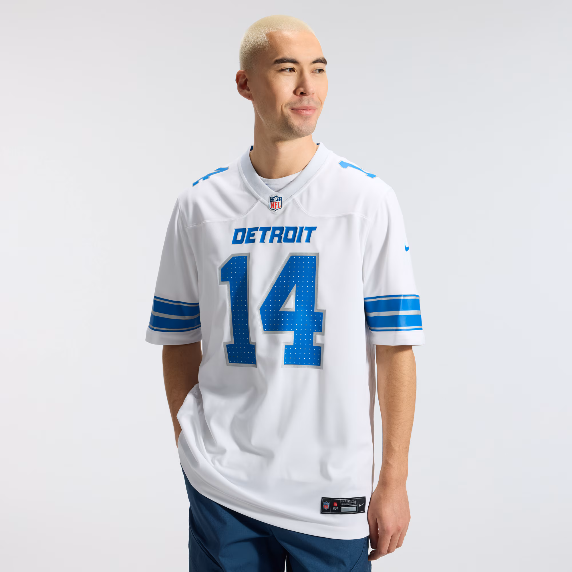 Amon-Ra St. Brown Detroit Lions Nike Game Jersey - White