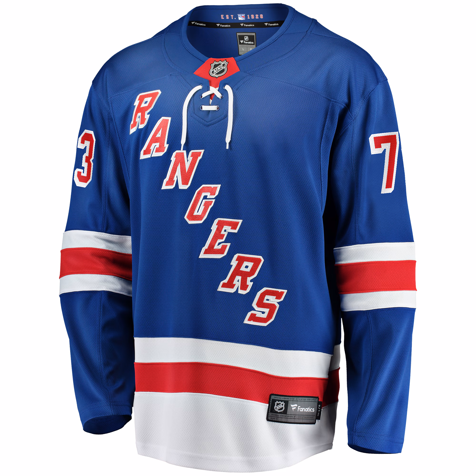 Matt Rempe New York Rangers Fanatics Home Breakaway Jersey - Blue