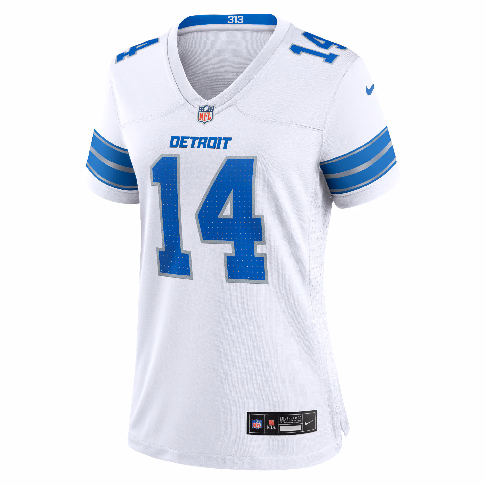 Amon-Ra St. Brown Detroit Lions Nike Women's White Game Jersey - White
