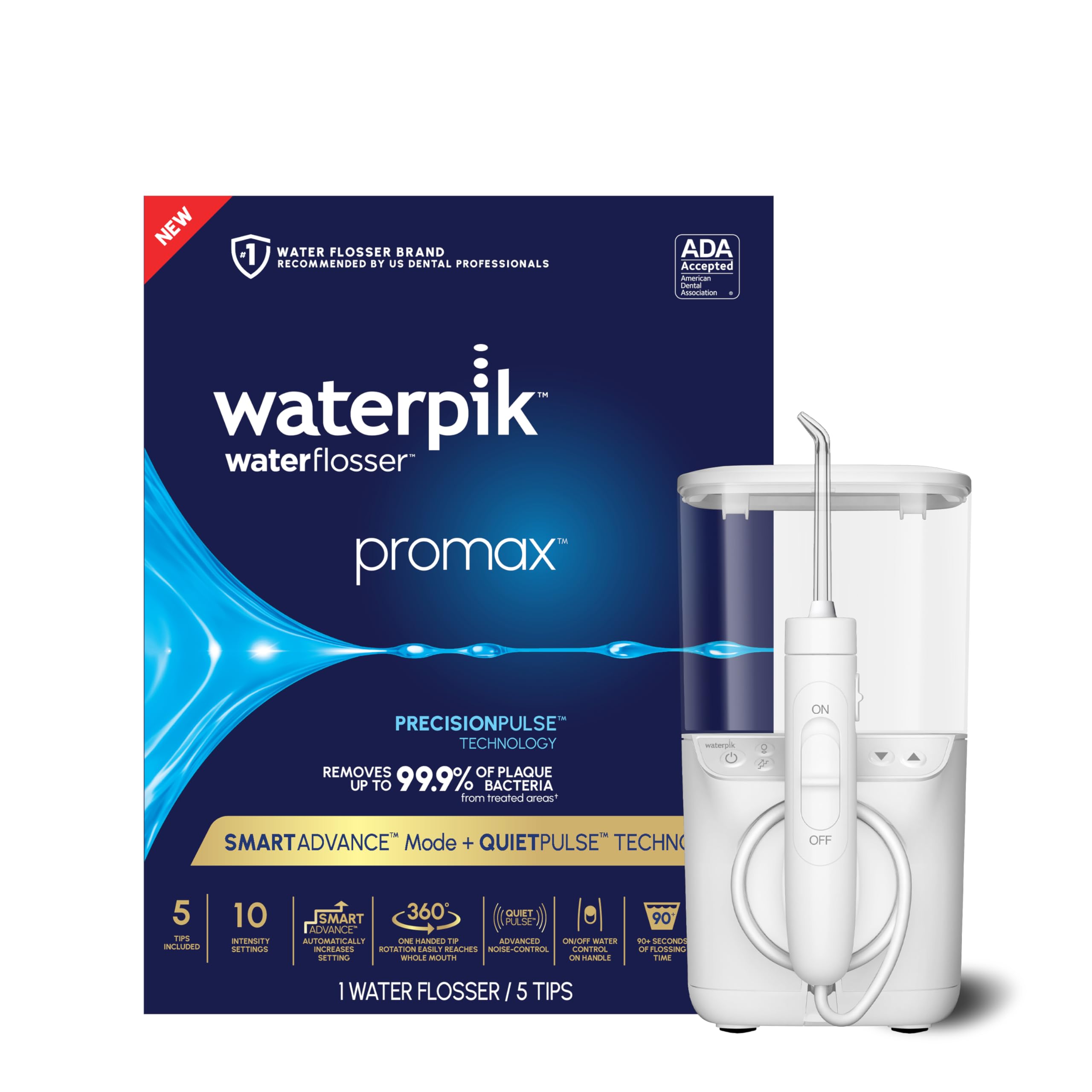 WATERPIK Promax Water Flosser - SmartAdvance Mode, ADA Accepted