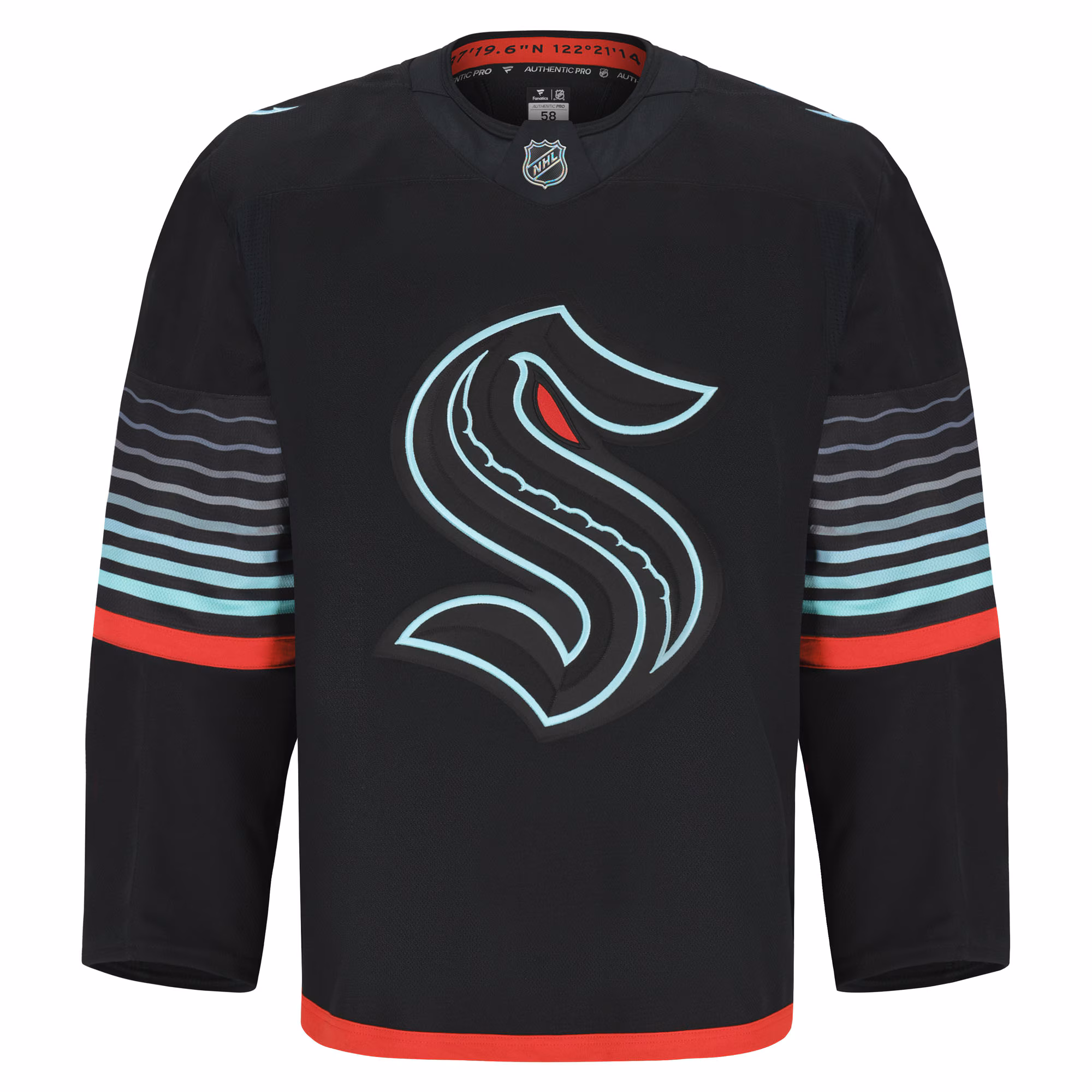 Seattle Kraken Fanatics Alternate Authentic Pro Jersey - Black