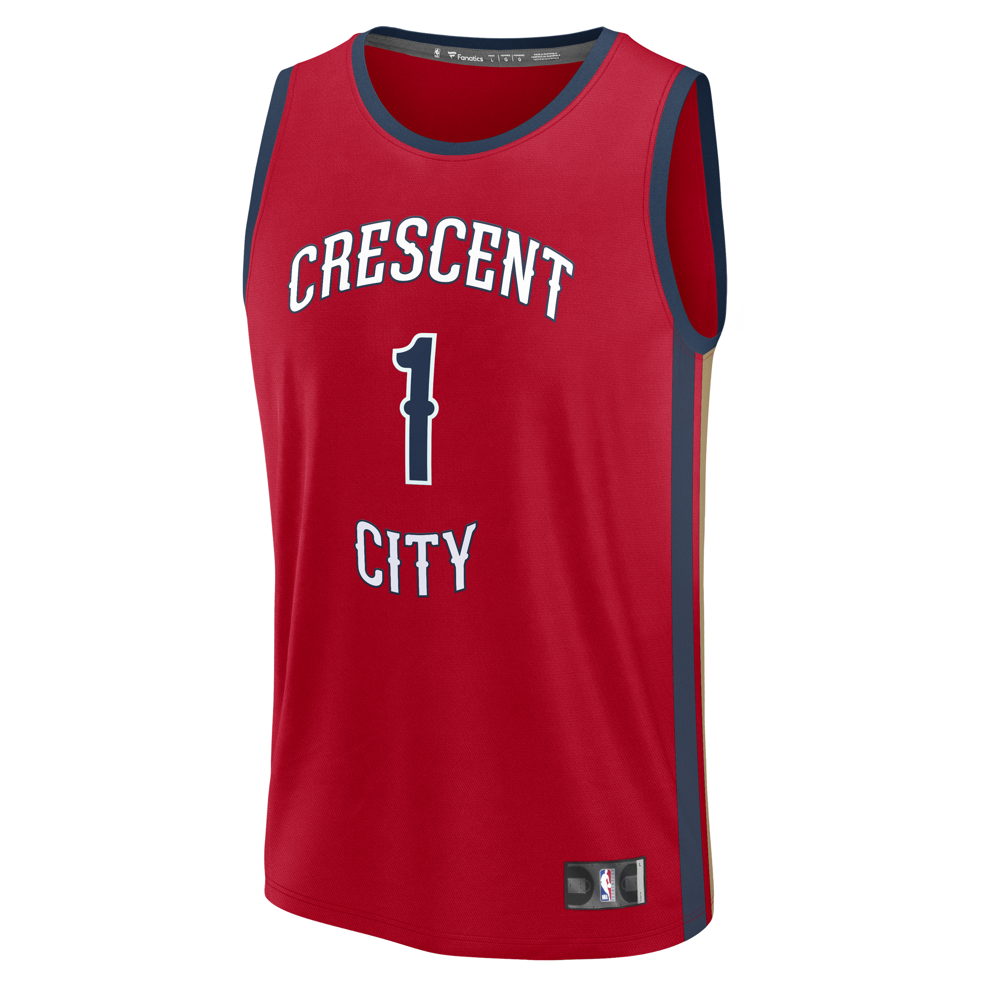 Zion Williamson New Orleans Pelicans Fanatics Youth Fast Break Player Jersey - Statement Edition - Red