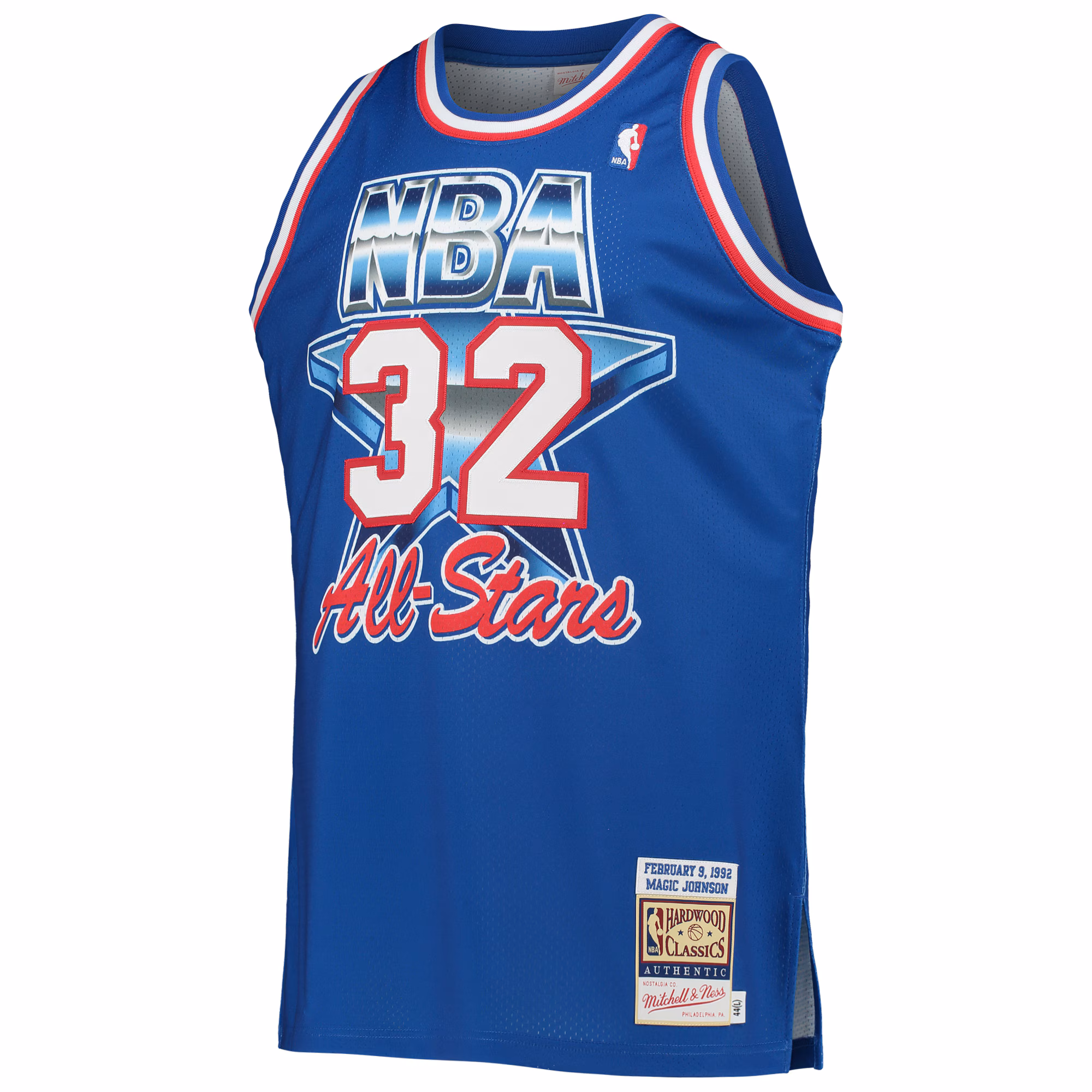 Magic Johnson Western Conference Mitchell & Ness Hardwood Classics 1992 NBA All-Star Game Authentic Jersey - Royal