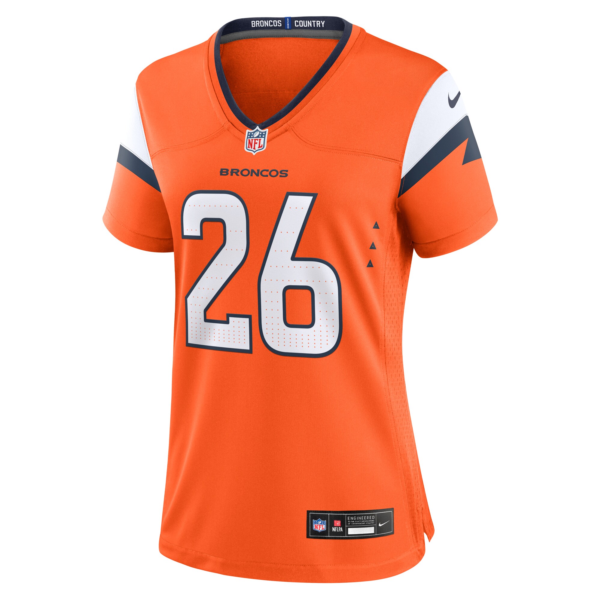 Devon Key Denver Broncos Nike Women's Team Game Jersey -  Orange