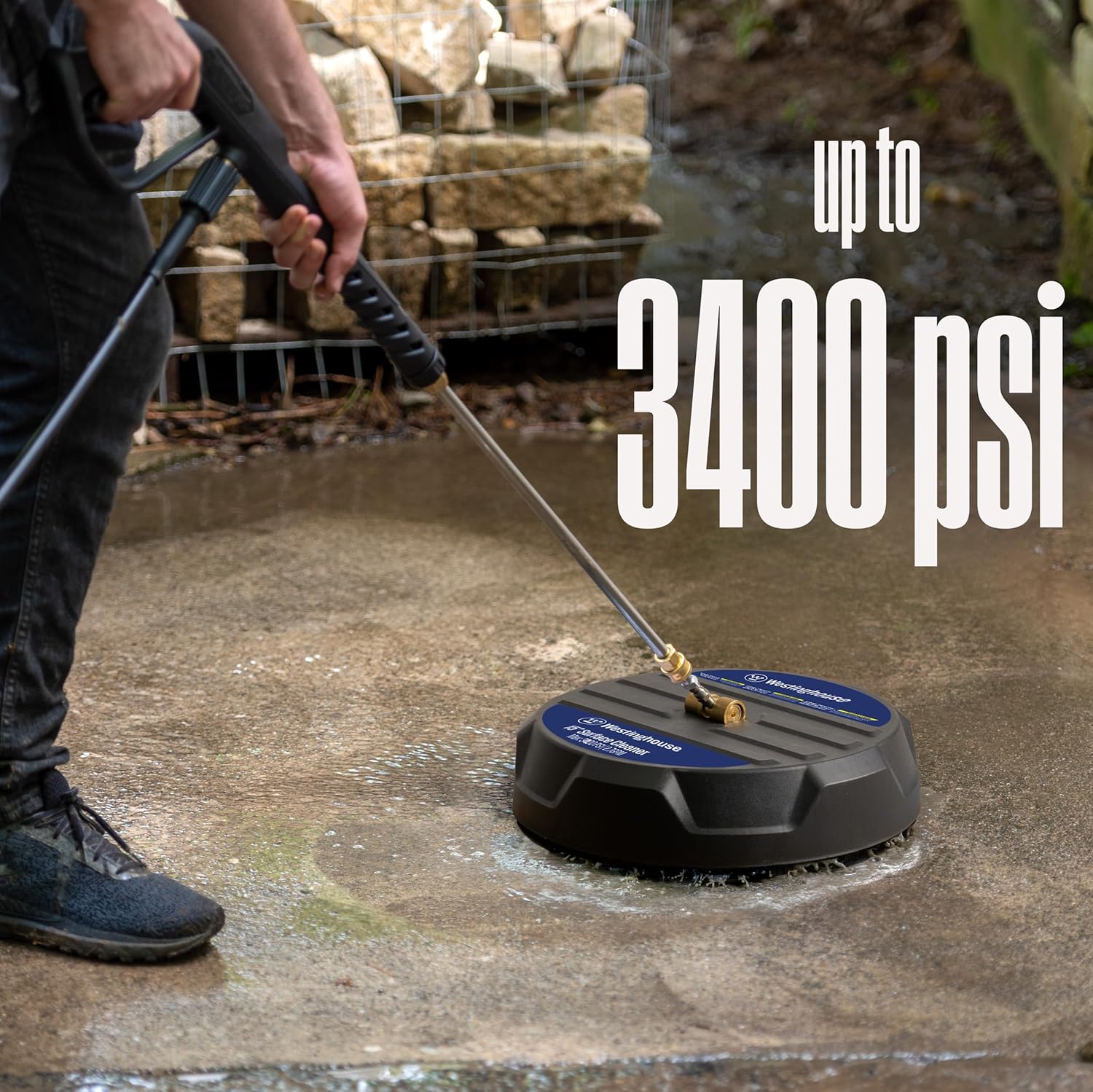 Westinghouse Electric Pressure Washer Bundle with 3400 PSI 2 GPM Washer and 15