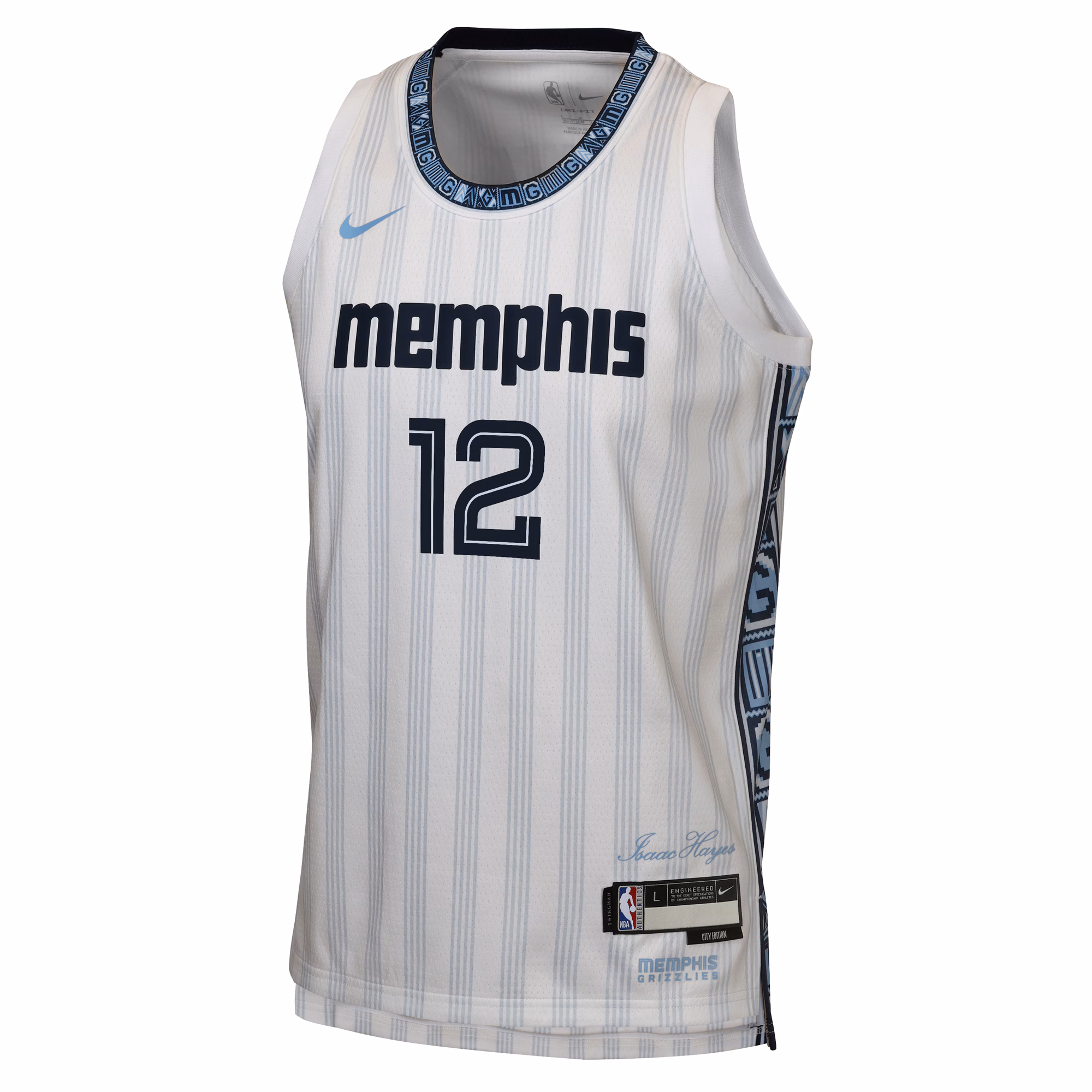 Ja Morant Memphis Grizzlies Nike Youth 2025/26 City Edition Swingman Jersey - White