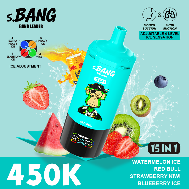 Bang Leader 450K 15 In 1 Puffs 450000 Disposable Vape High Puff Disposable
