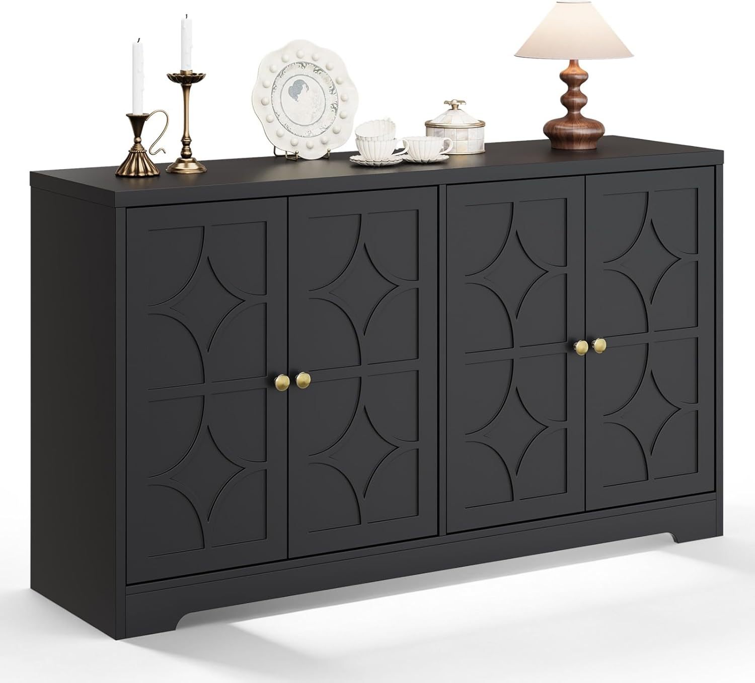 IDEALHOUSE Modern Sideboard Buffet Cabinet, 55