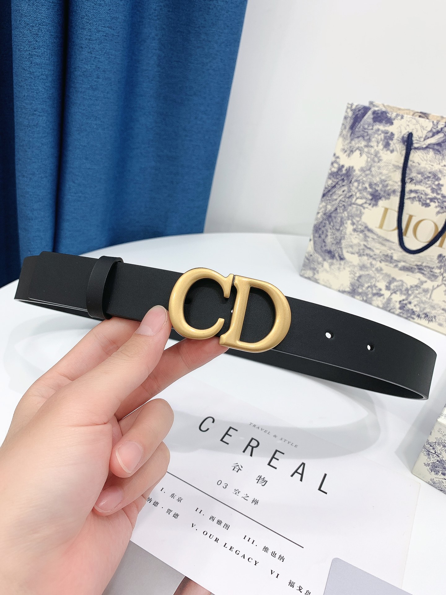 Dior belt-136