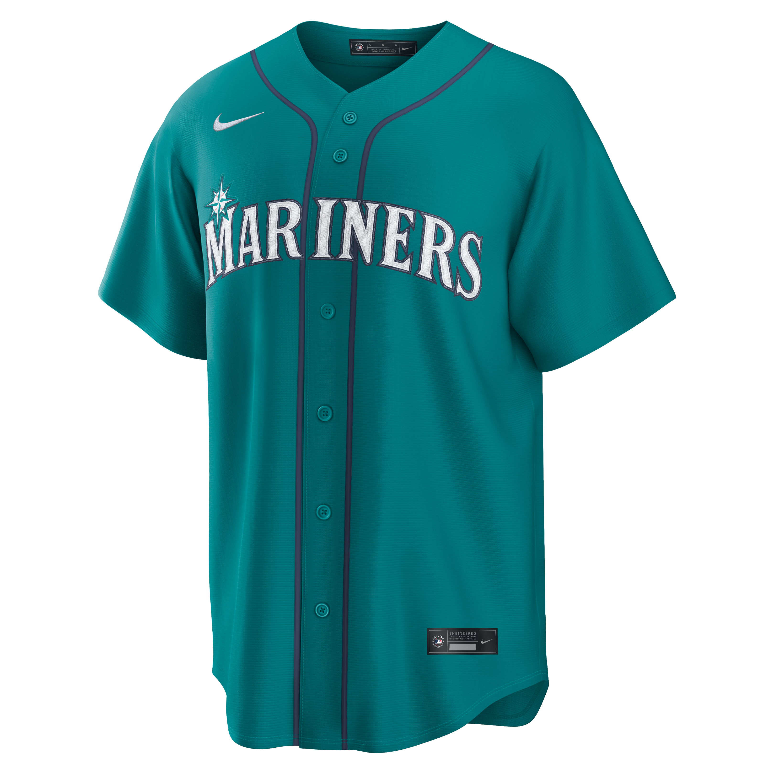 Cal Raleigh Seattle Mariners Nike Alternate Replica Jersey - Teal