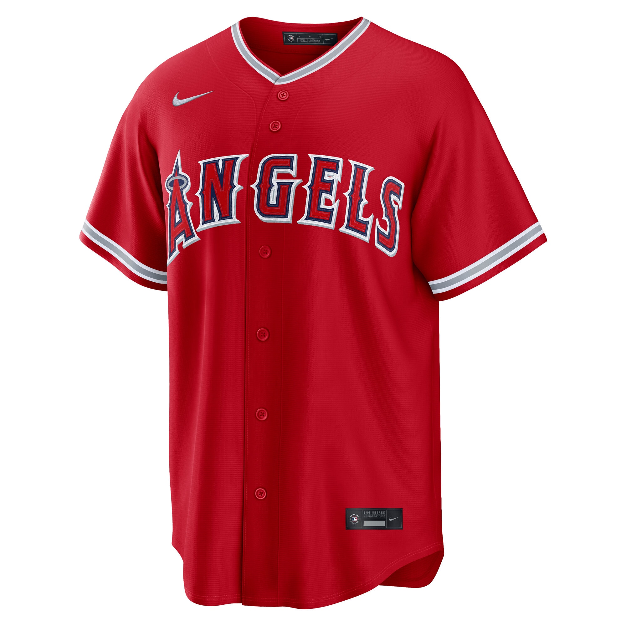 Los Angeles Angels Nike Alternate Replica Jersey - Red