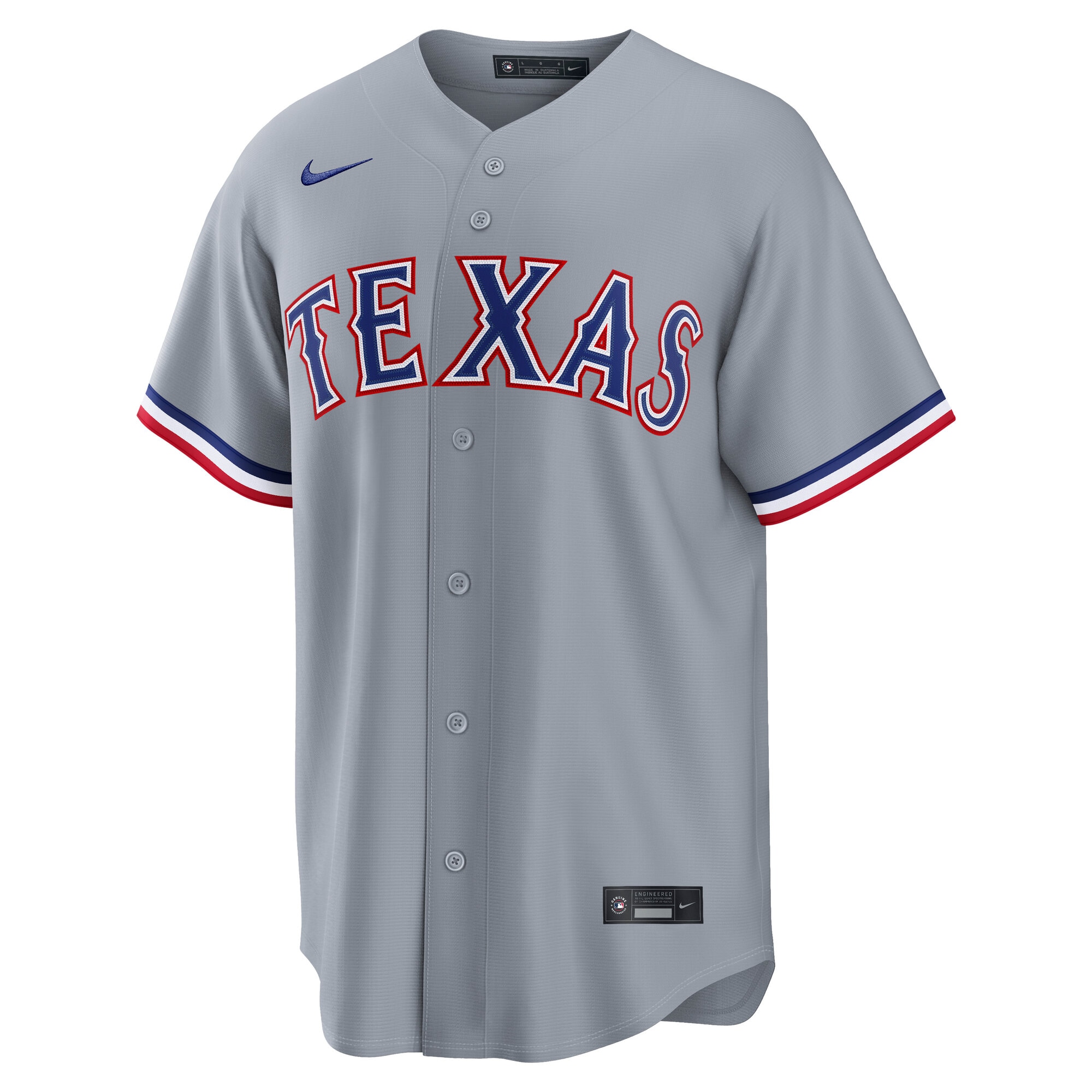 Corey Seager Texas Rangers Nike Road Replica Jersey - Gray