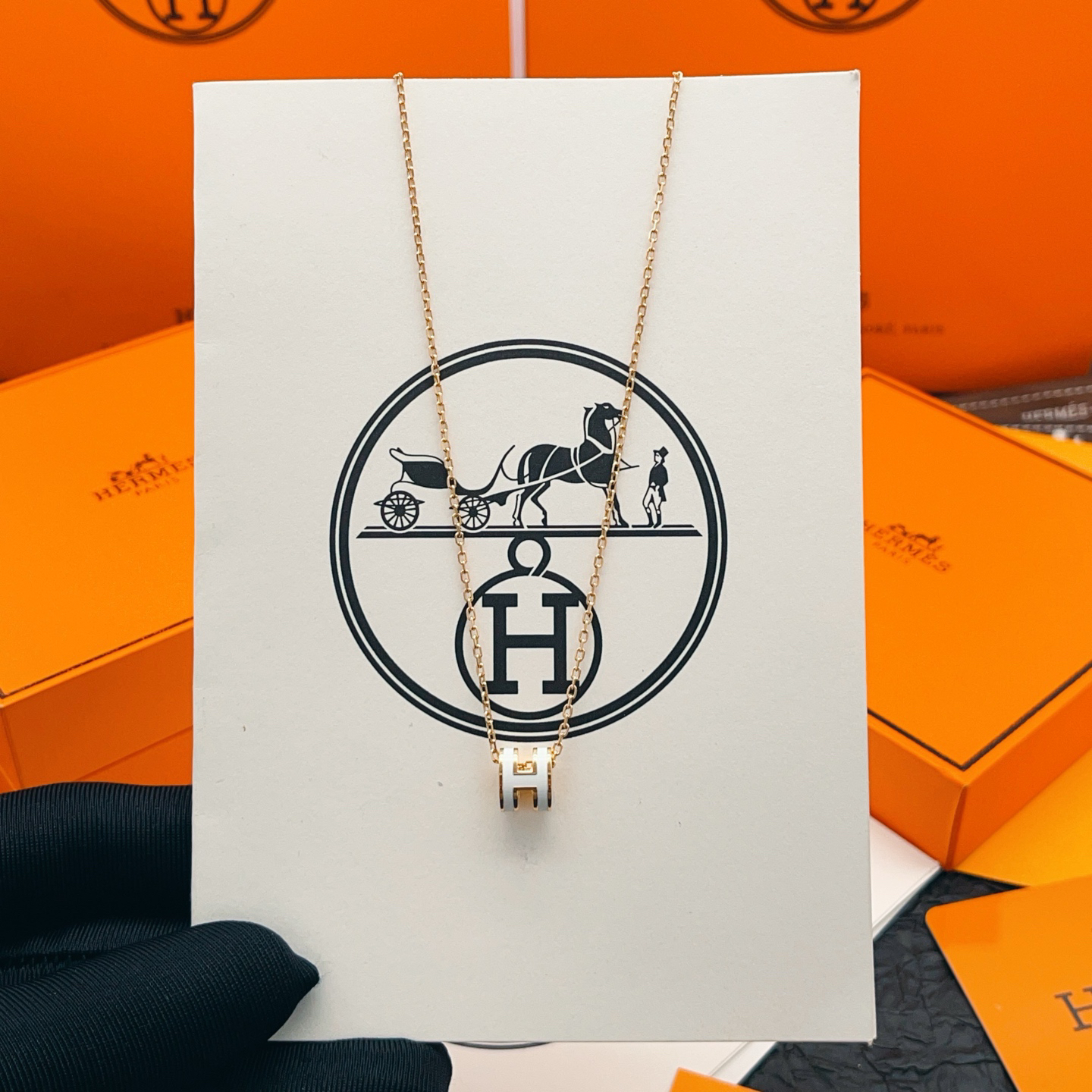 Hermes necklace-68