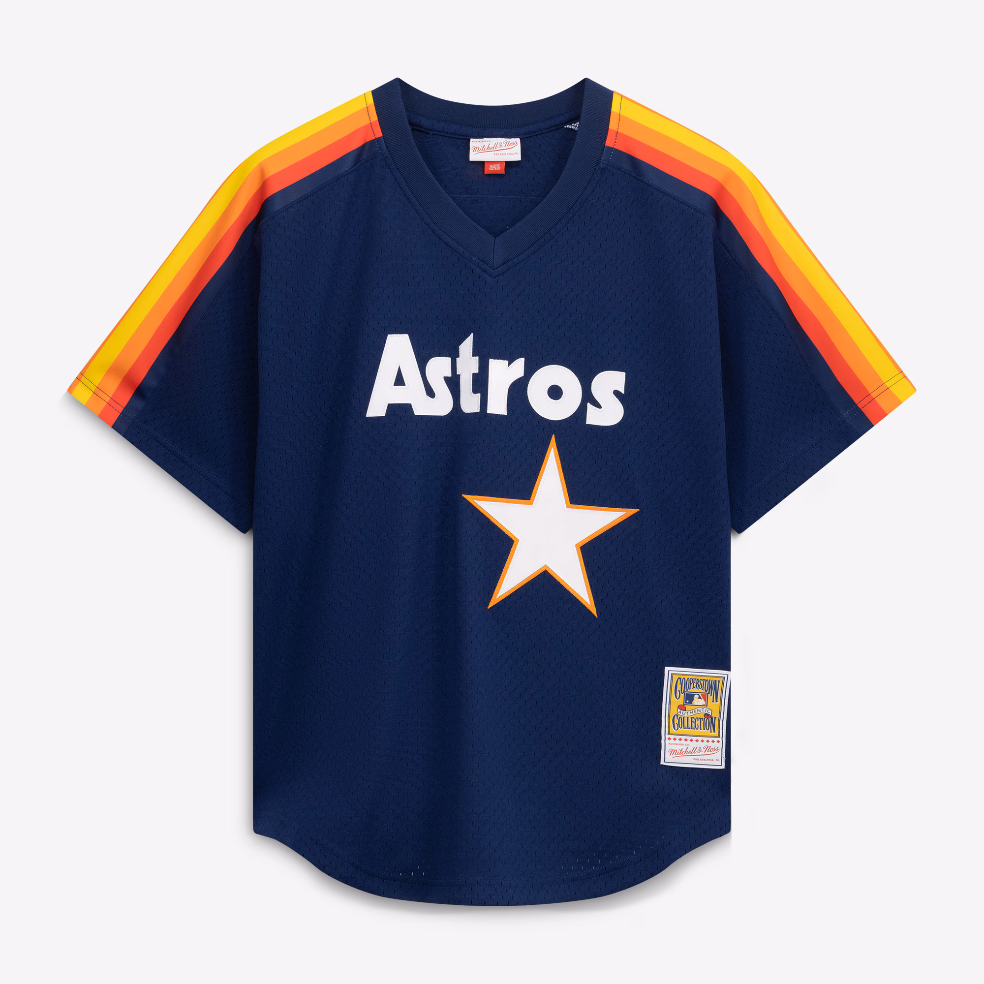Nolan Ryan Houston Astros Mitchell & Ness Authentic Batting Practice Jersey - Navy