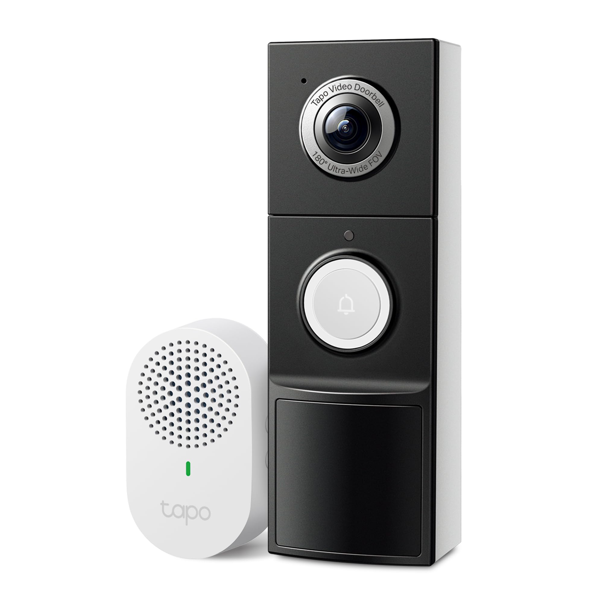 TAPO 2K Smart Video Doorbell with Chime - Wired/Battery Powered