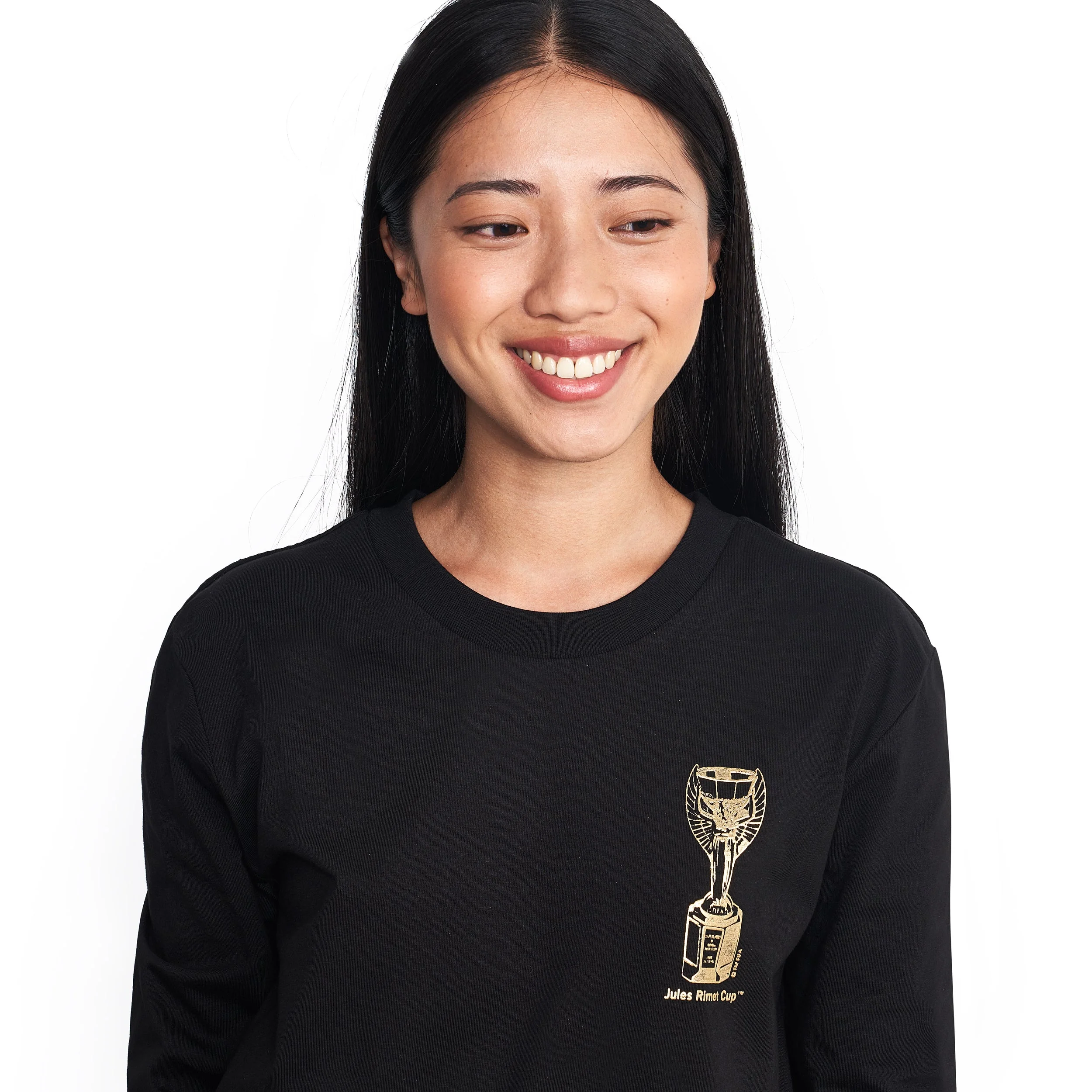 FIFA Classics Premium High Build Jules Rimet Trophy Long Sleeve T-Shirt - Unisex