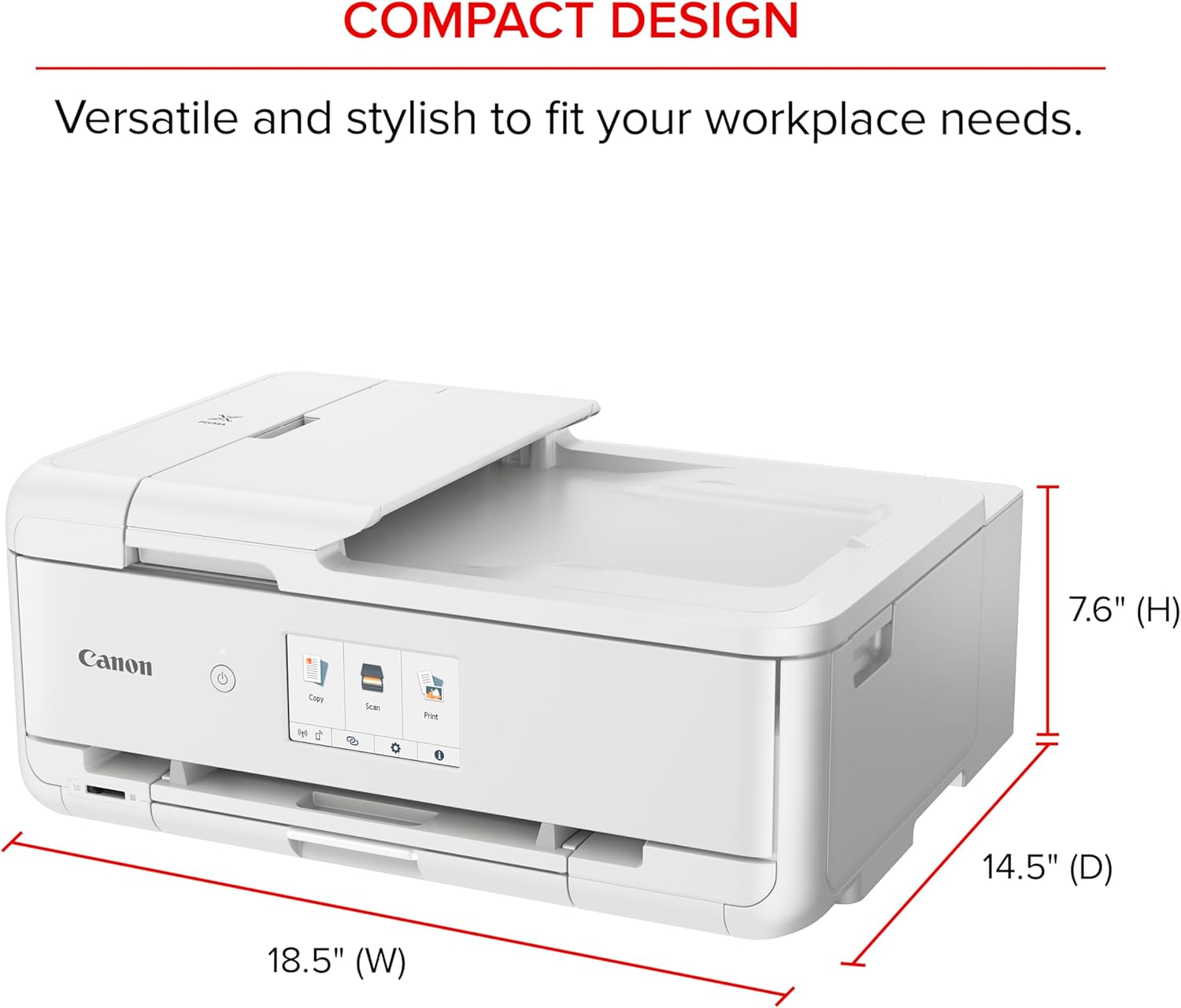 Canon PIXMA TS9521Ca – Wireless Home All-in-One Inkjet Printer