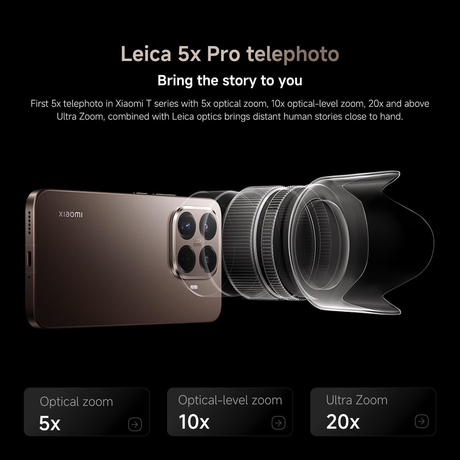 XIAOMI 15T PRO Ai 5G (Compatible with Tmobile Mint Tello & Global) (512GB + 12GB) NFC Global ROM Unlocked 50MP Triple Pro Leica Cam eSIM 6.83