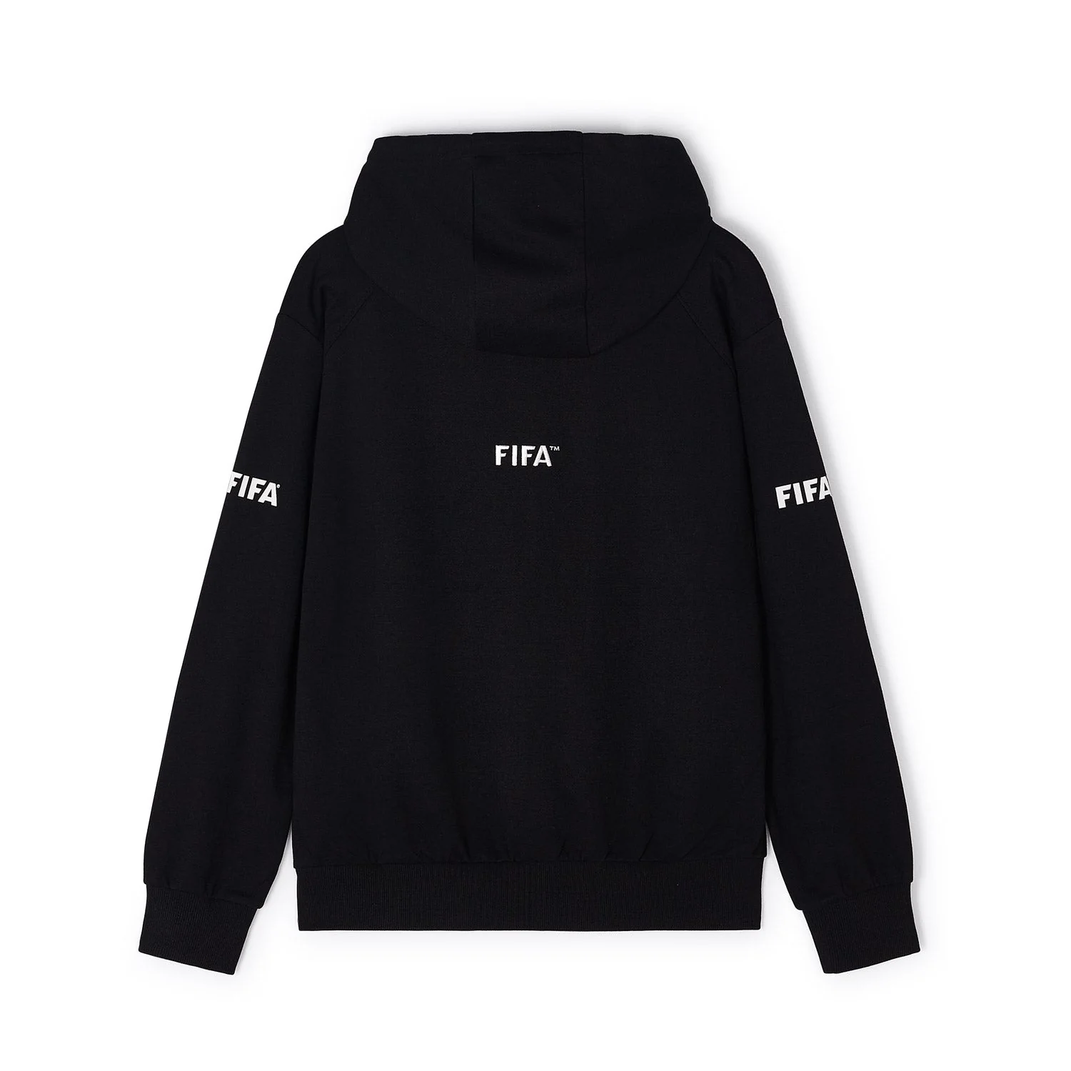 FIFA Essentials Logo Black Zip Hoodie - Men's