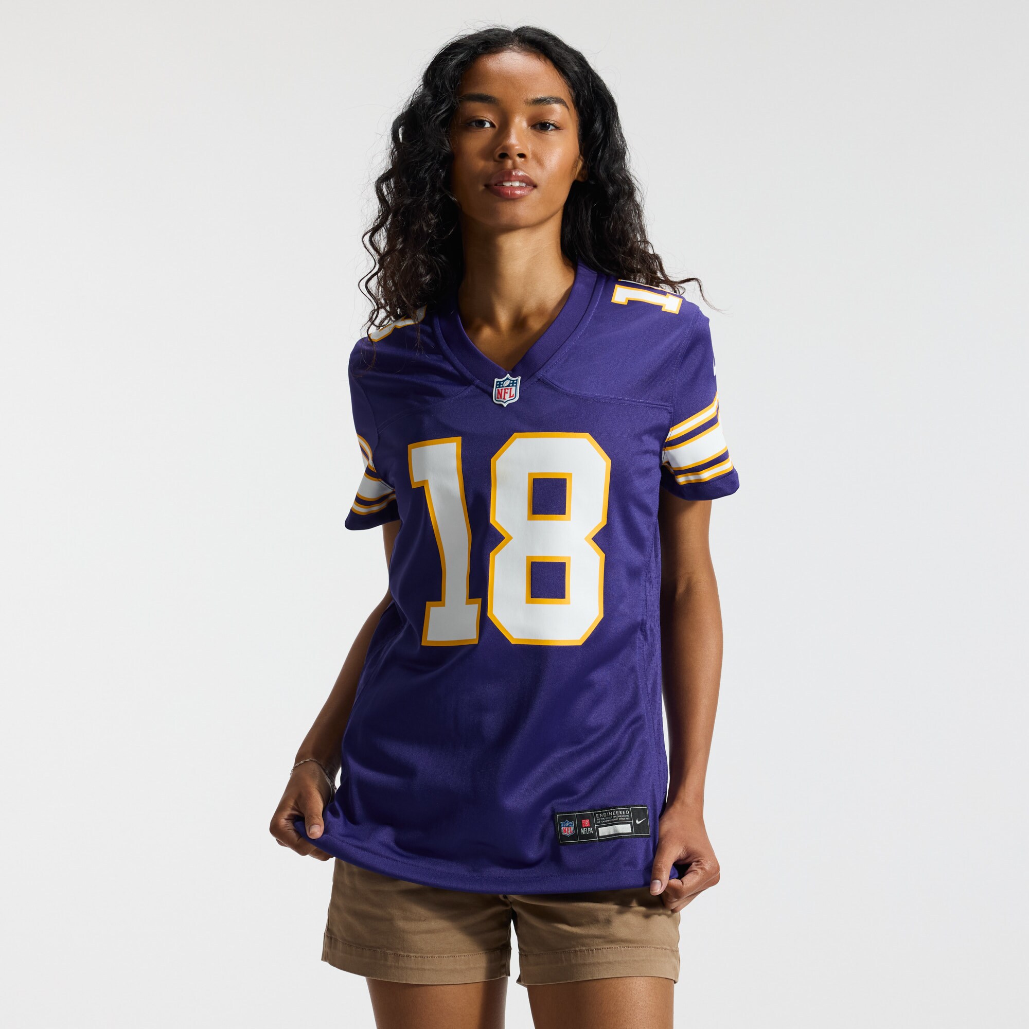 Justin Jefferson Minnesota Vikings Nike Women's Player Jersey - Purple