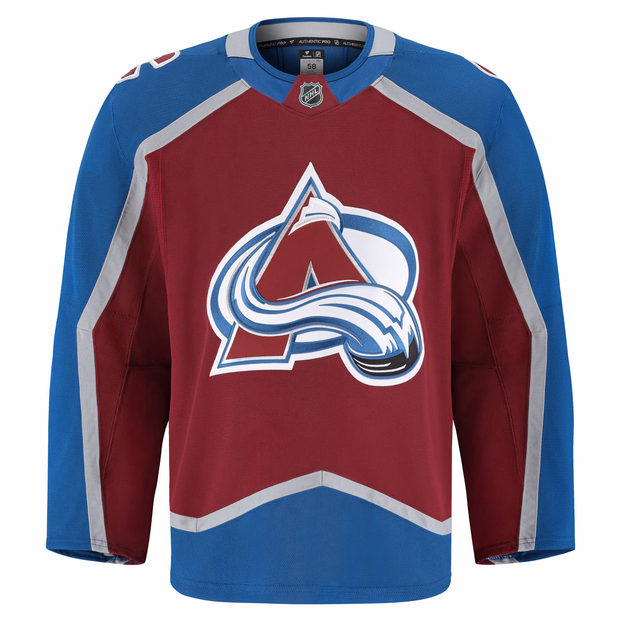Colorado Avalanche Fanatics Home Authentic Pro Jersey - Burgundy