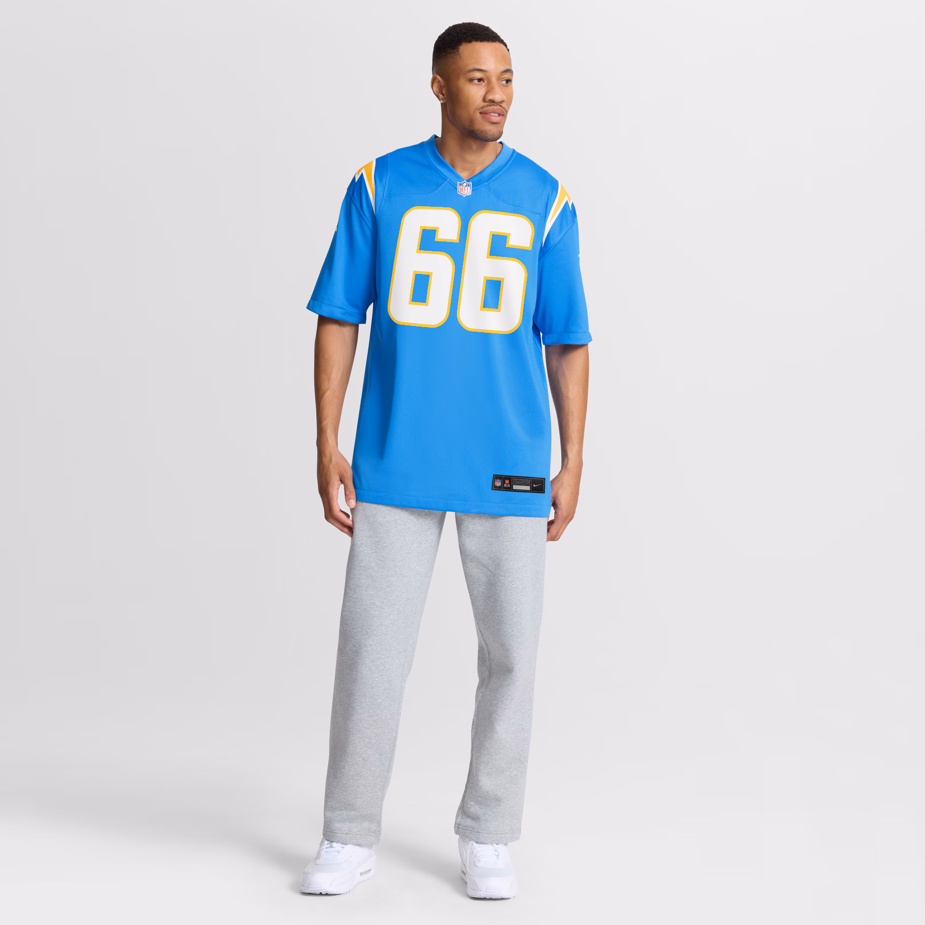 Jake Slaughter Los Angeles Chargers Nike Team Game Jersey - Powder Blue