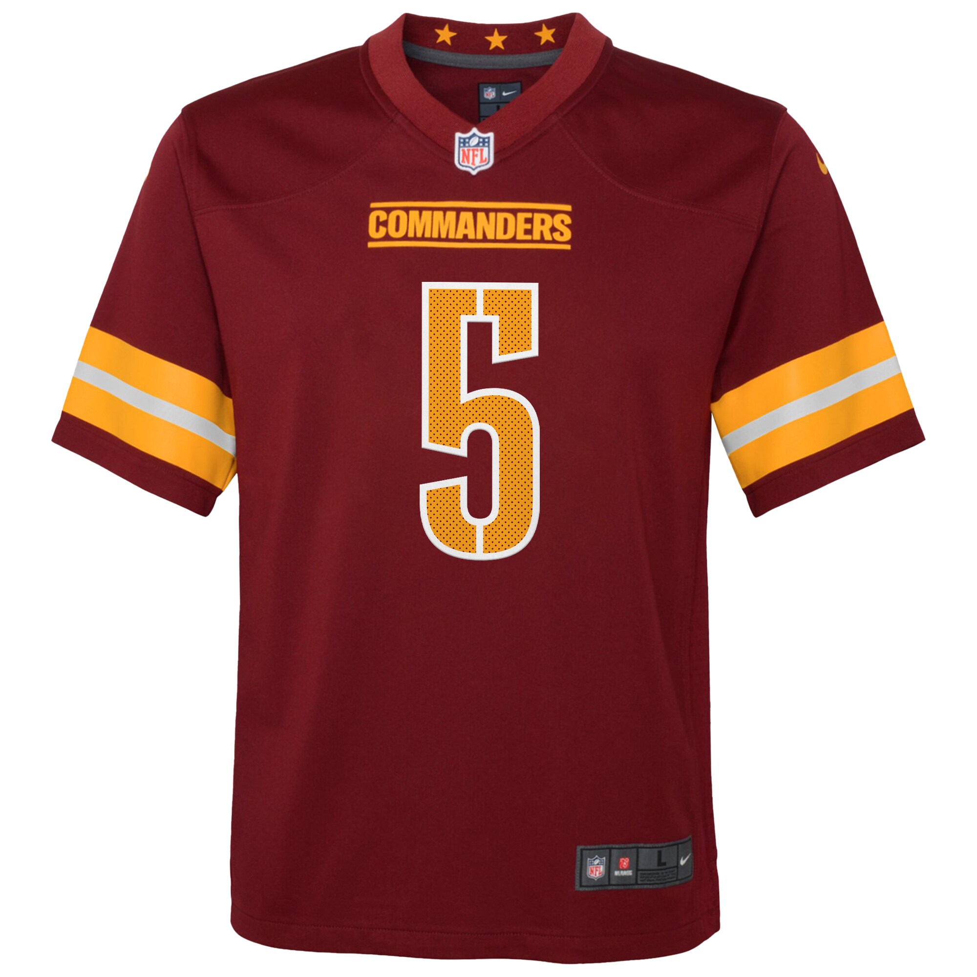 Jayden Daniels Washington Commanders Nike Youth Game Jersey - Burgundy