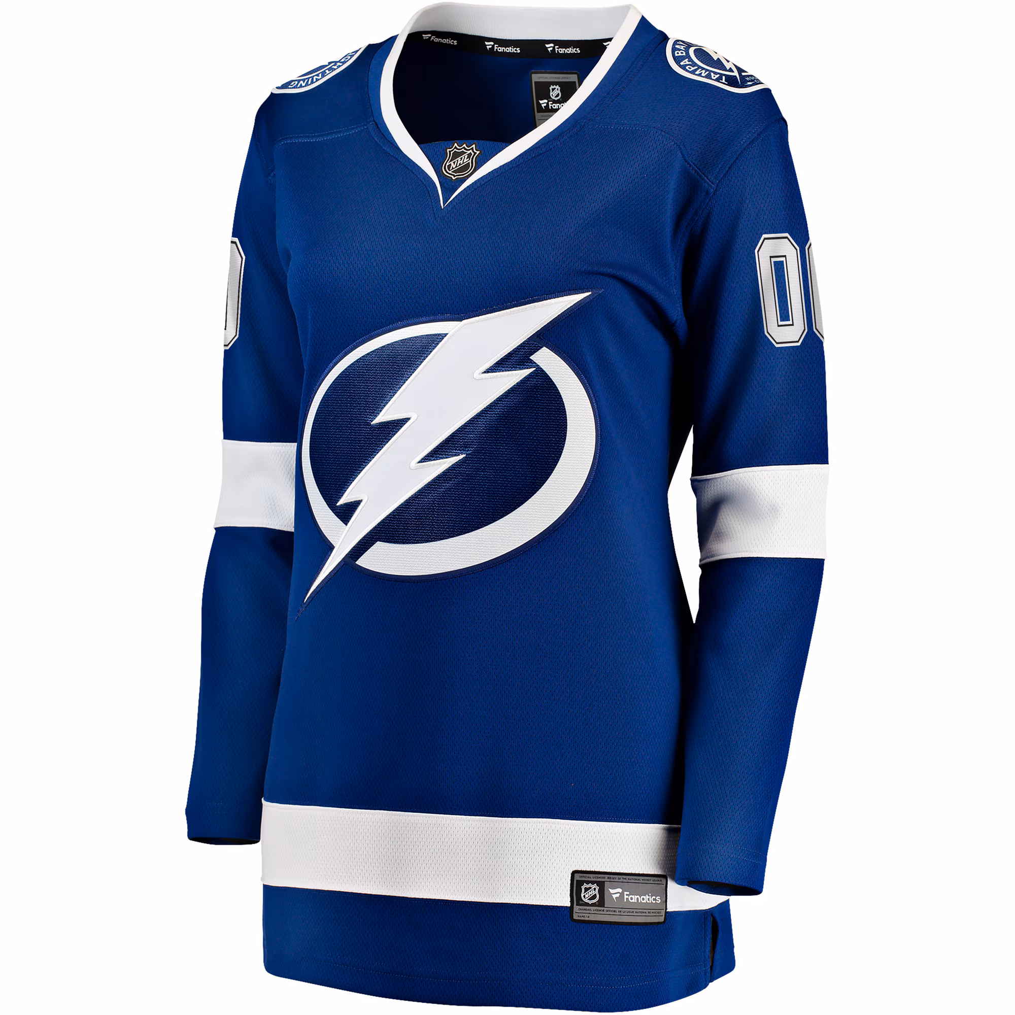 Tampa Bay Lightning Fanatics Women's Home Breakaway Custom Jersey - Blue