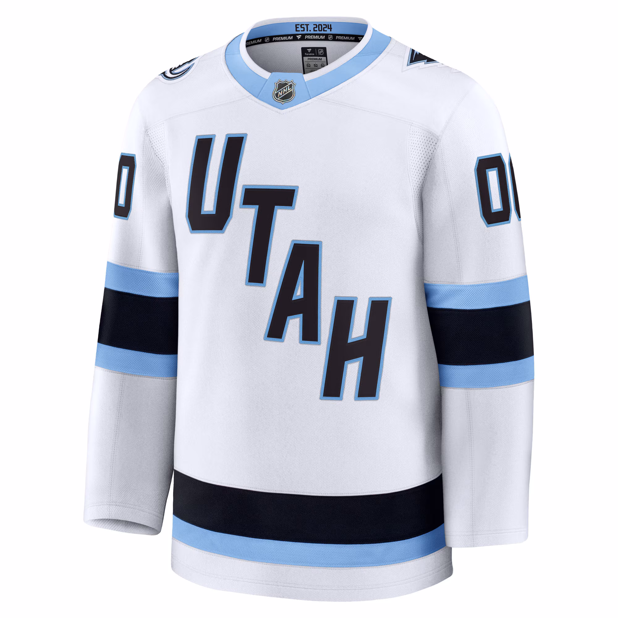 Utah Mammoth Fanatics Away Premium Custom Jersey - White