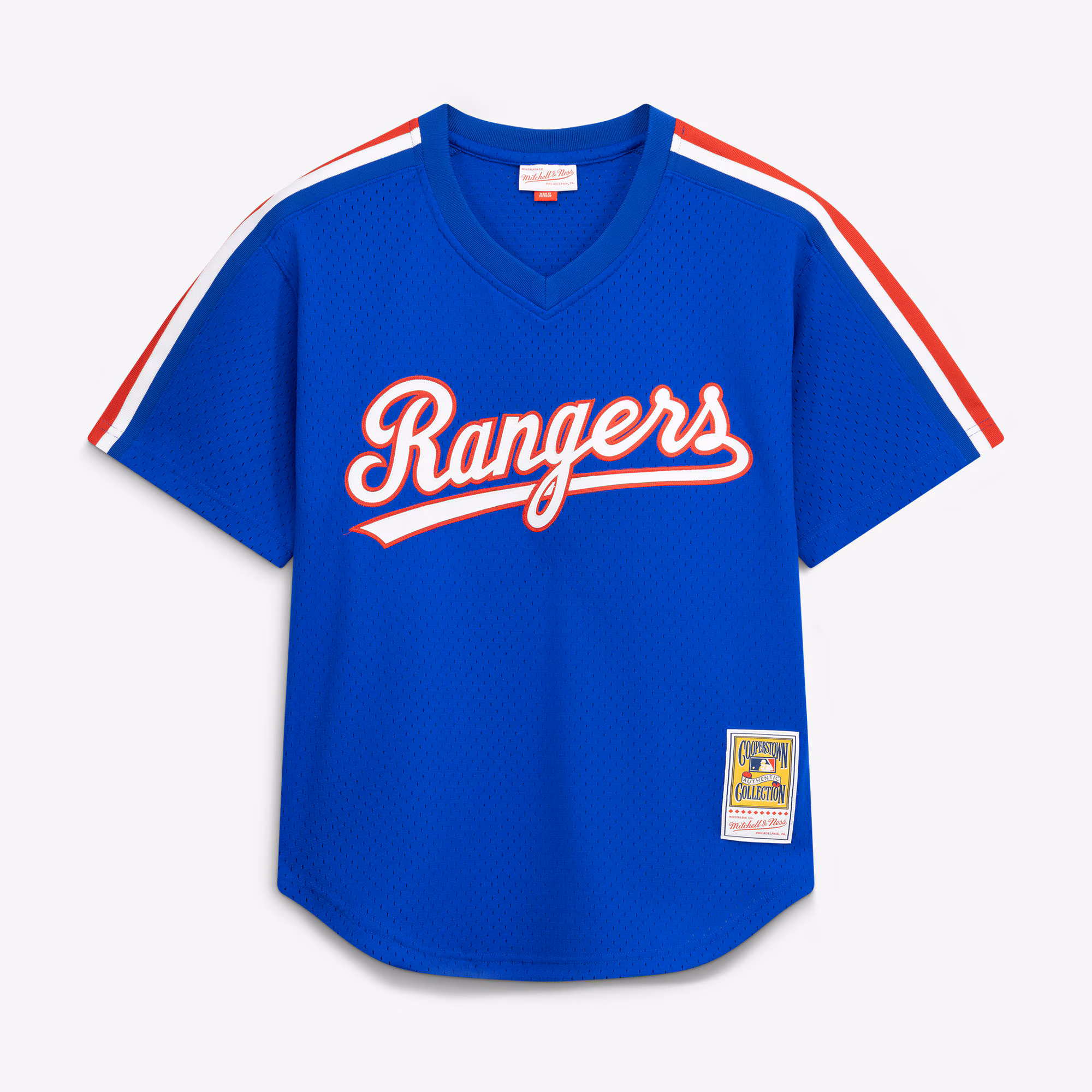 Nolan Ryan Texas Rangers Mitchell & Ness Big & Tall Cooperstown Mesh Batting Practice Jersey - Royal
