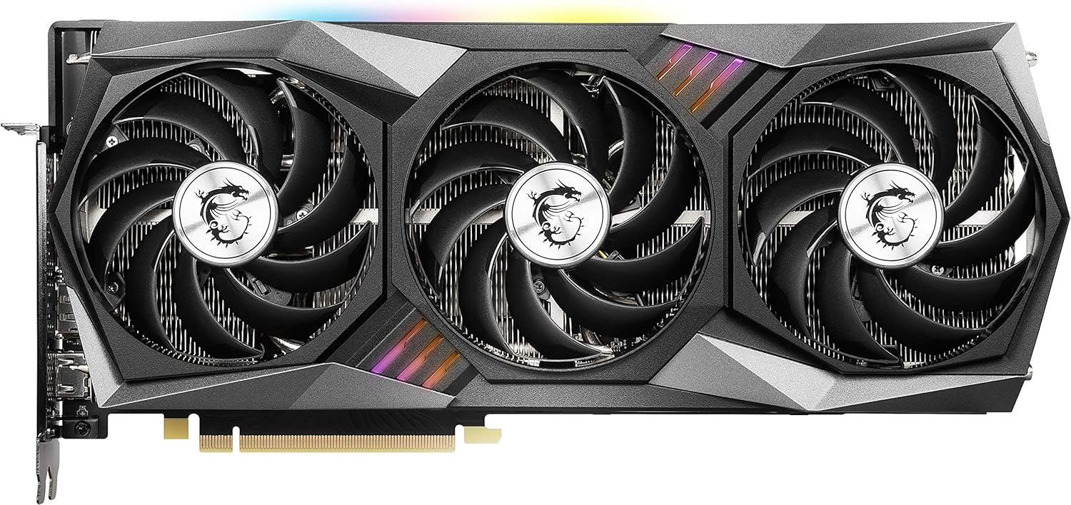 msi Gaming GeForce RTX 3070 LHR 8GB GDRR6 256-Bit HDMI/DP Nvlink Torx Fan 4 RGB Ampere Architecture OC Graphics Card (RTX 3070 Gaming Z Trio 8G LHR) (Renewed)