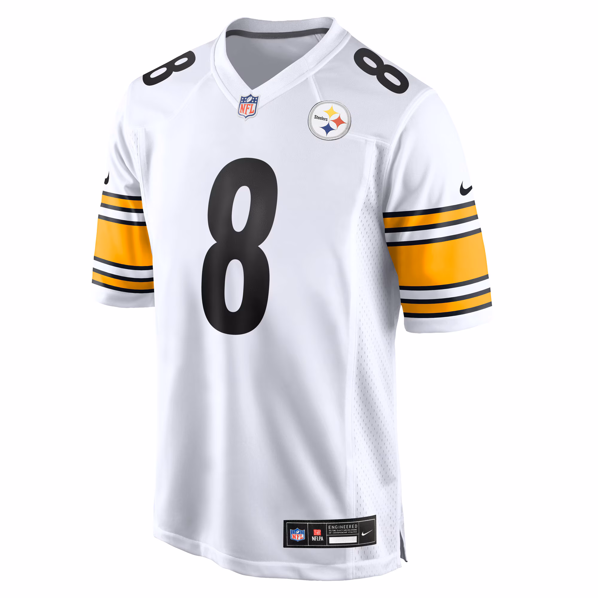 Aaron Rodgers Pittsburgh Steelers Nike Game Jersey - White