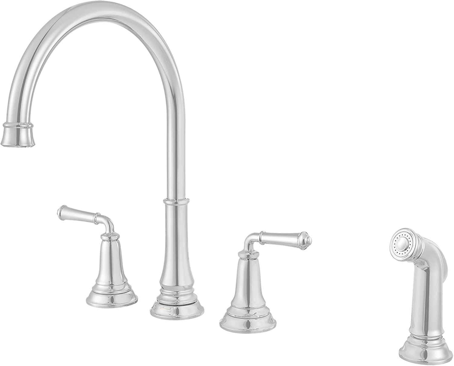 American Standard 4279701.002 Delancey Widespread Kitchen Faucet, Polished Chrome