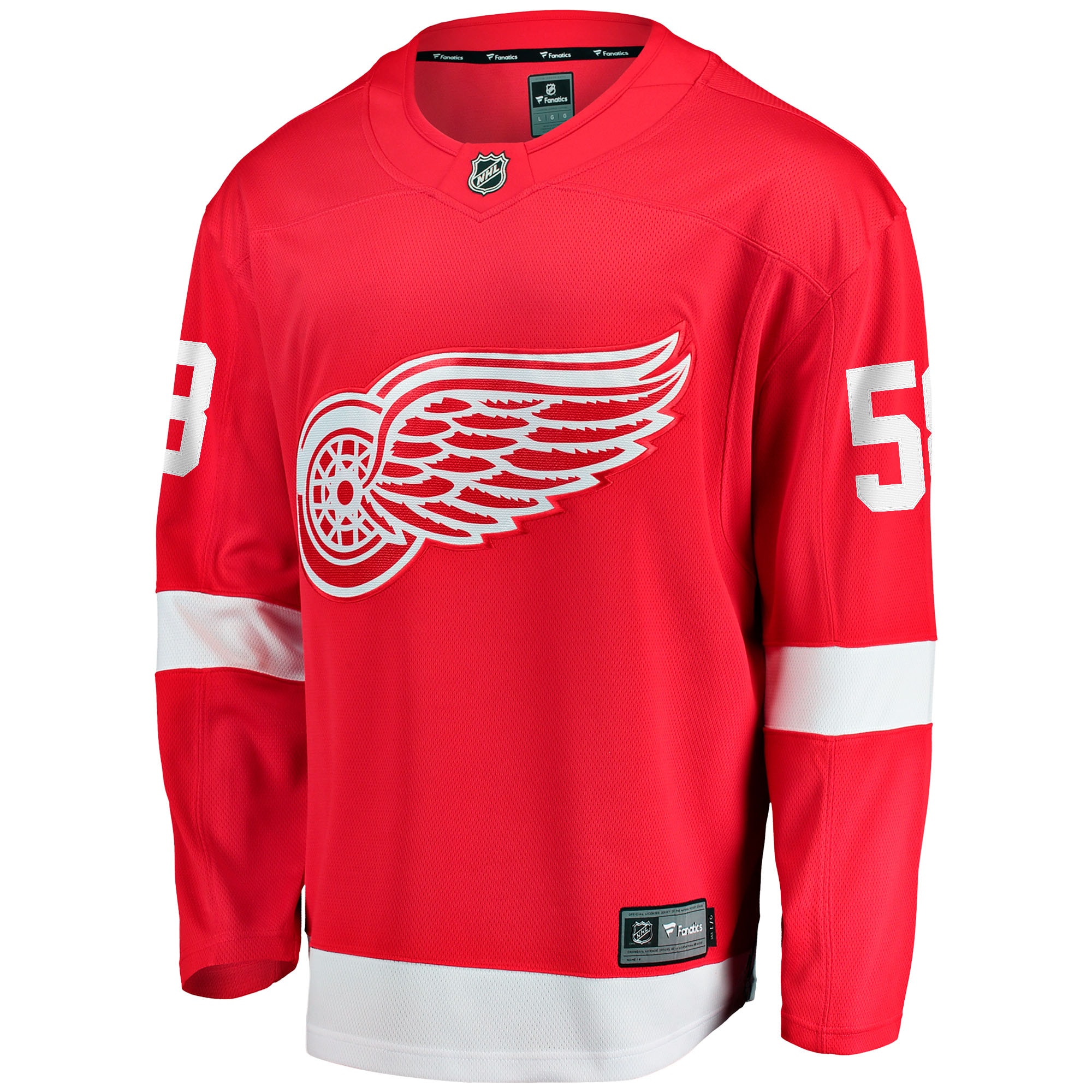 Emmitt Finnie Detroit Red Wings Fanatics Home Breakaway Jersey - Red