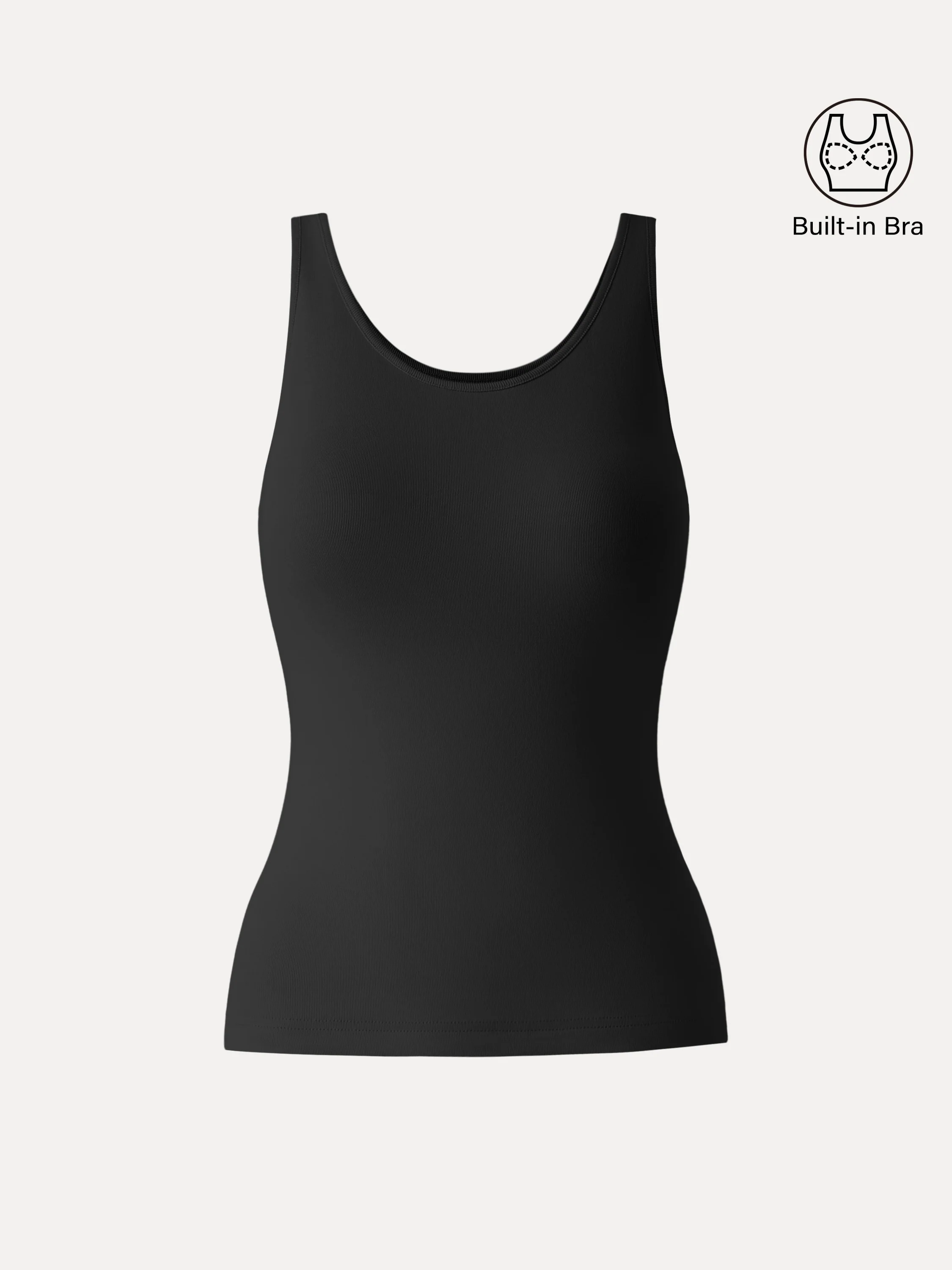 Lyocell U-Neck Bra Tank