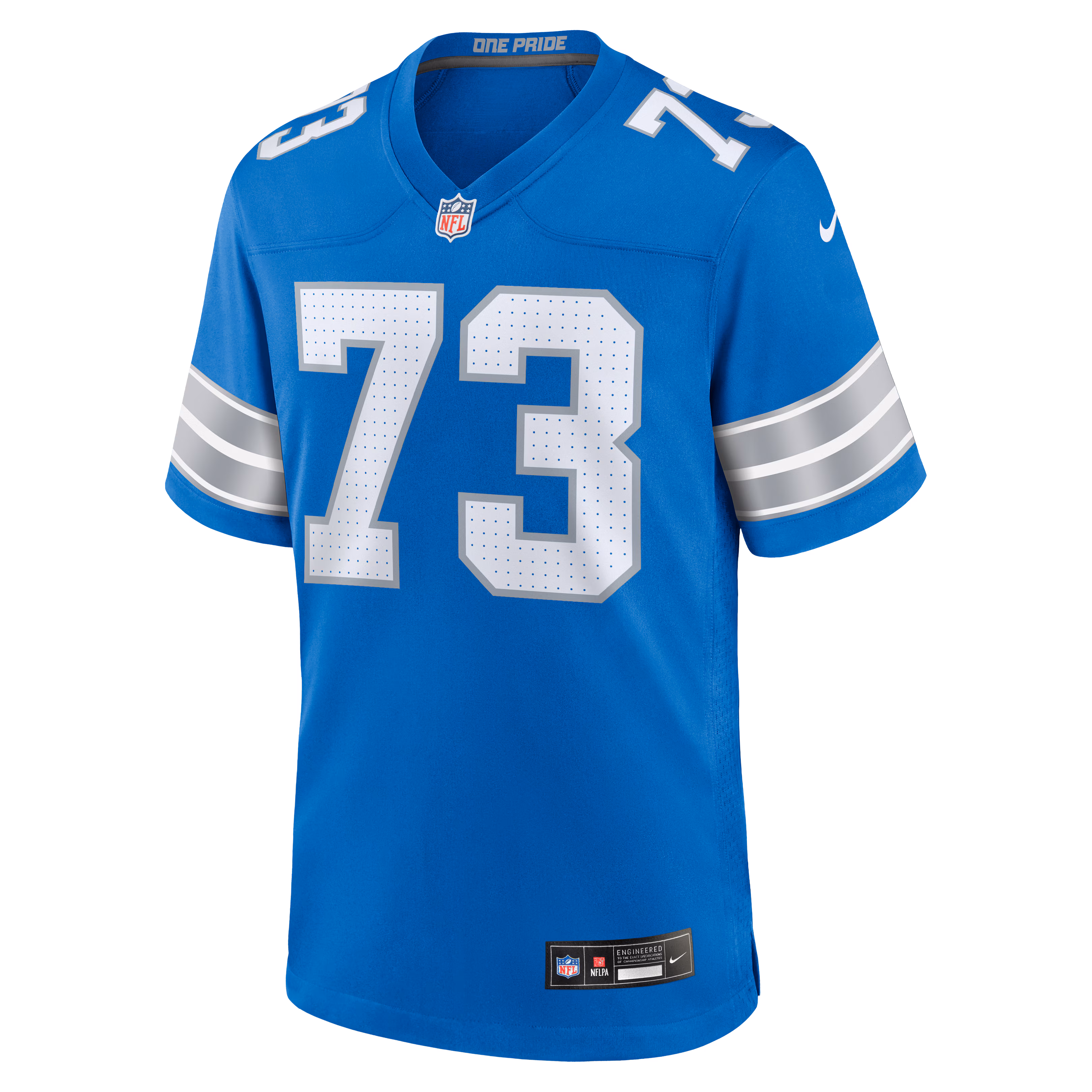 Christian Mahogany Detroit Lions Nike Team Game Jersey -  Blue